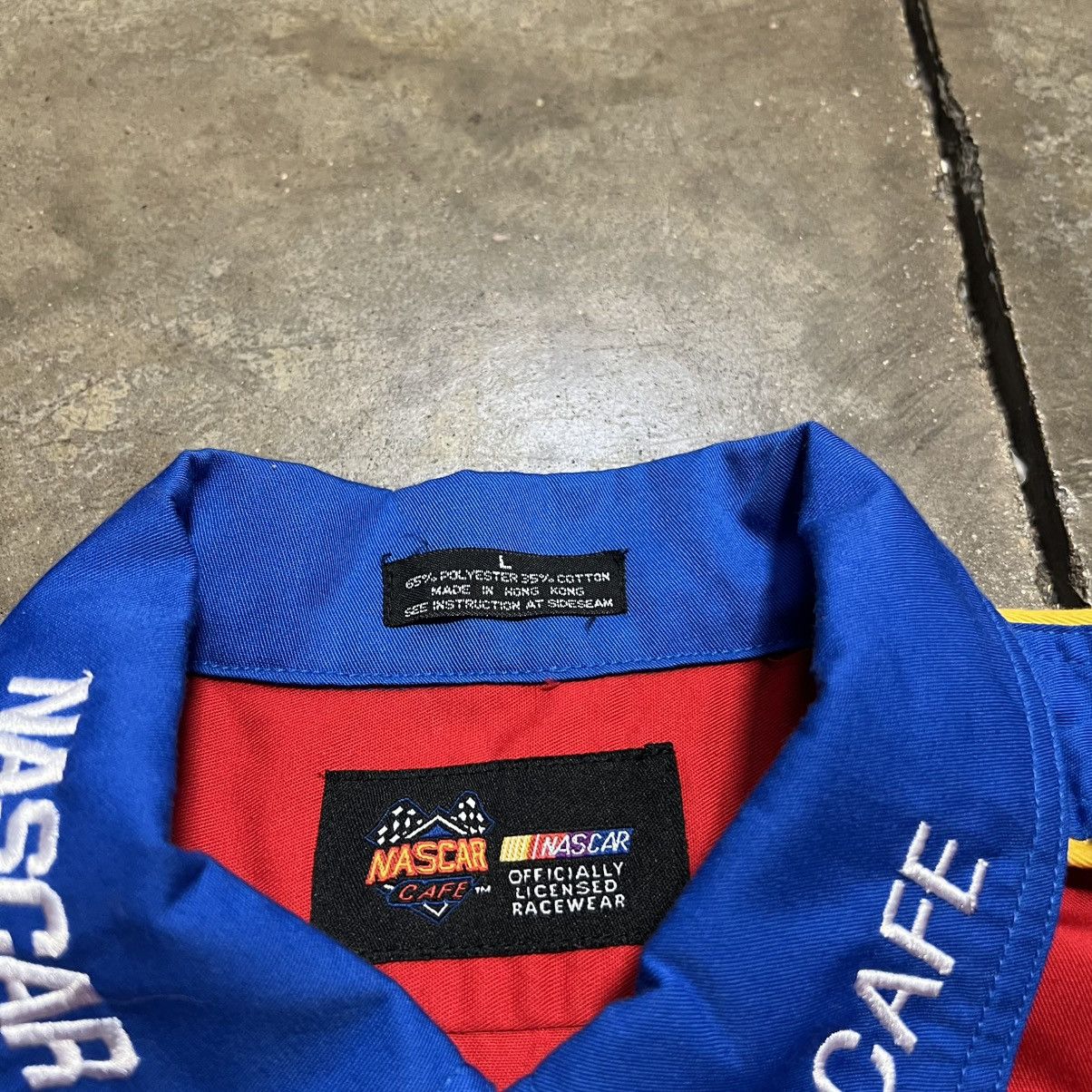 Other Vintage NASCAR Cafe Short Sleeve Button Up Logo Pit Crew Y2K Size US L / EU 52-54 / 3 - 10 Thumbnail