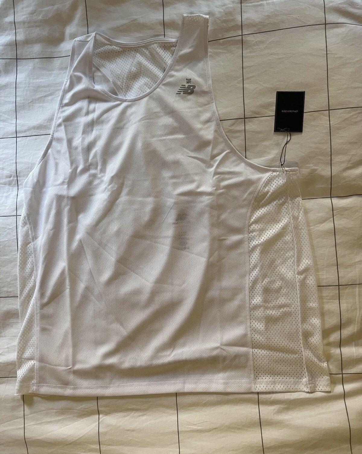 Aime Leon Dore ALD New Balance Racing Singlet White Tank XL
