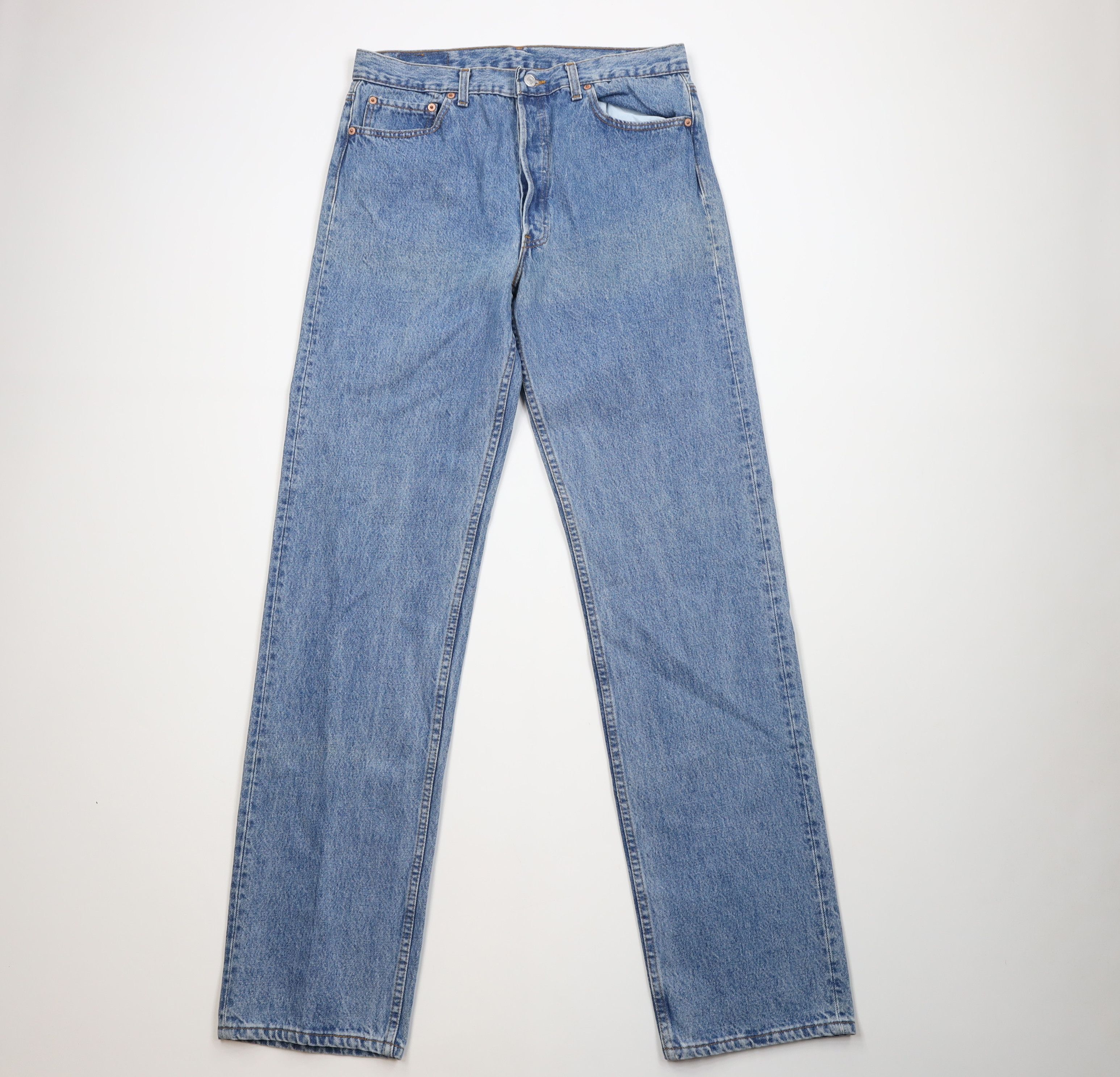 Levi's Vintage 90s Levis 505xx Fly Regular Straight Leg Jeans USA Size US 36 / EU 52 - 1 Thumbnail