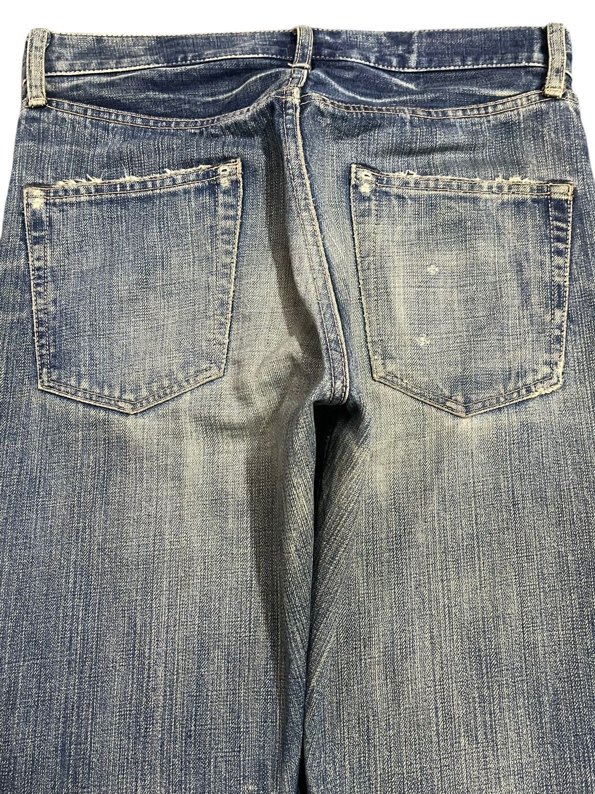 semanticdesign Vintage Japanese Brand Blue Faded Wash Distress Style Jeans Size US 30 / EU 46 - 5 Thumbnail