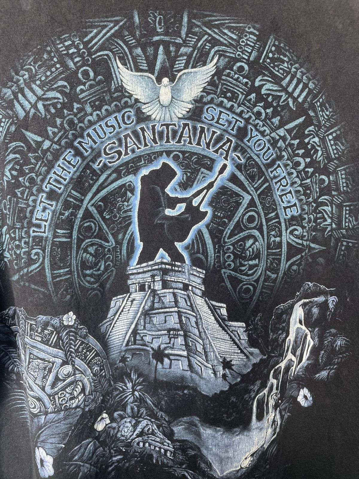 Band Tees Vintage 1999 Carlos Santana ERD GRUNGE TEE Size US L / EU 52-54 / 3 - 1 Thumbnail