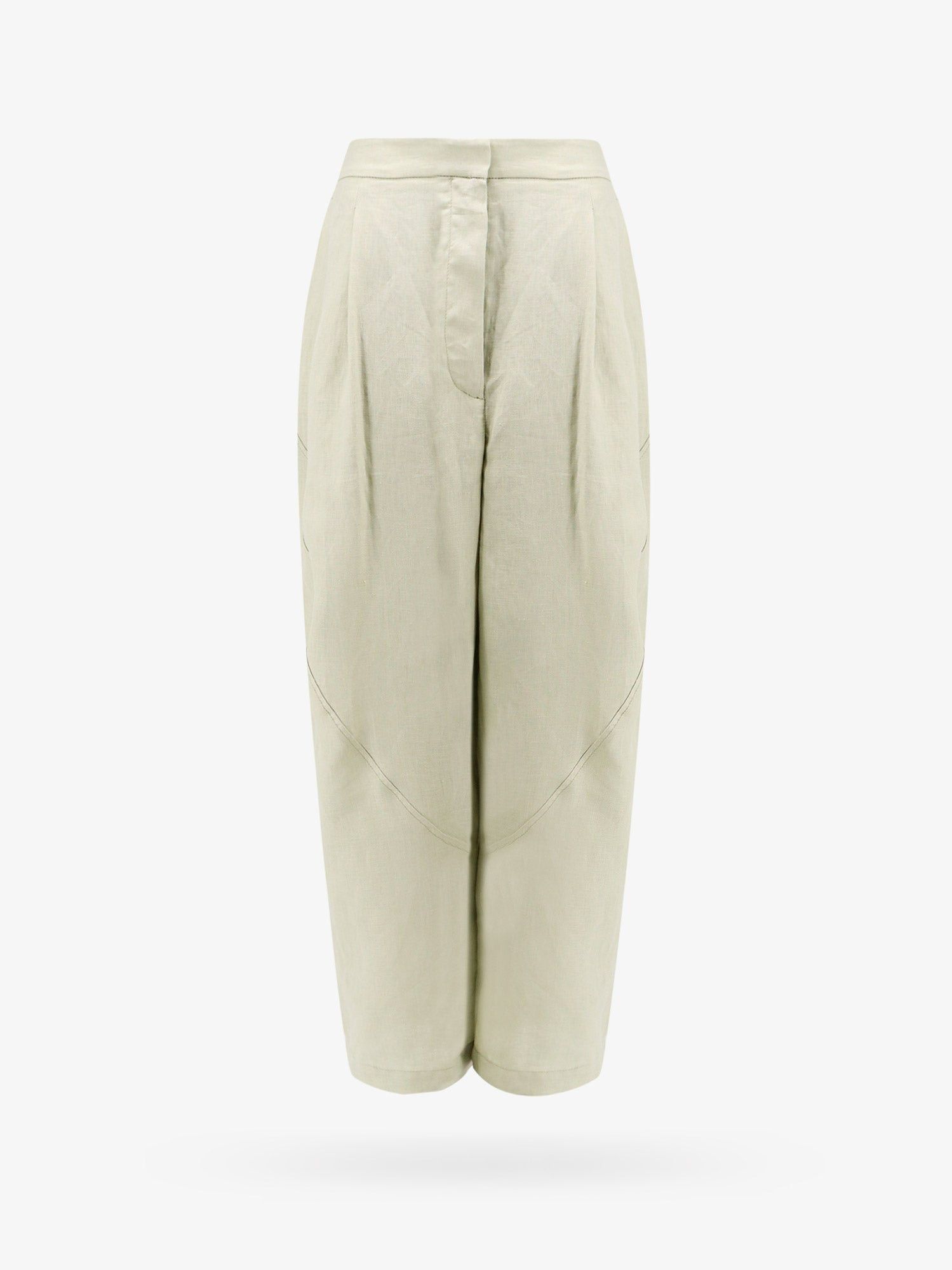 image of Lardini Trouser Woman Green Pants, Women's (Size 28)