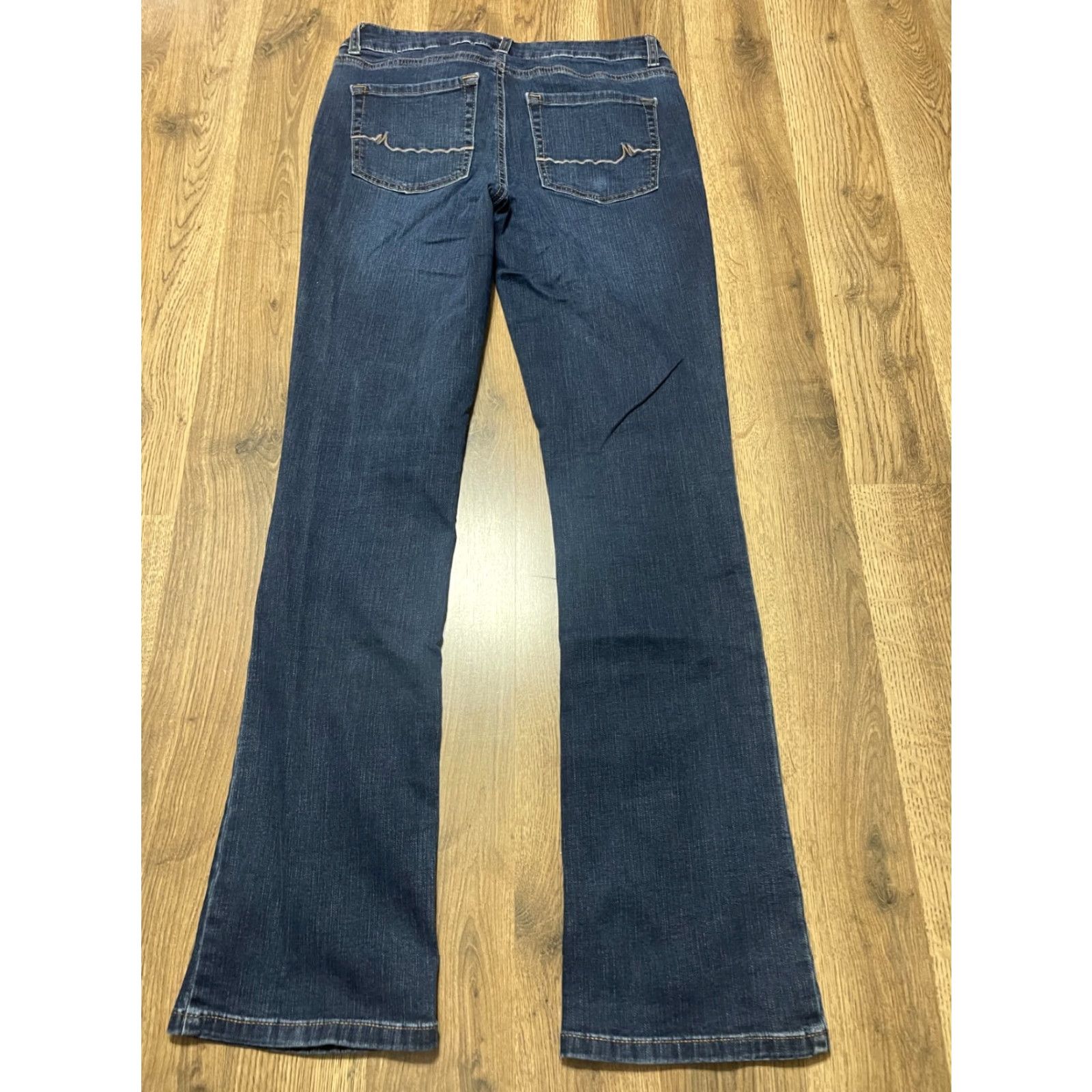 Vintage Maurices Jeans Women's Size 6 Blue Denim 5-Pocket Pockets Mid Rise Bootcut Regular Inseam 31.5 in Size 28" / US 6 / IT 42 - 2 Thumbnail