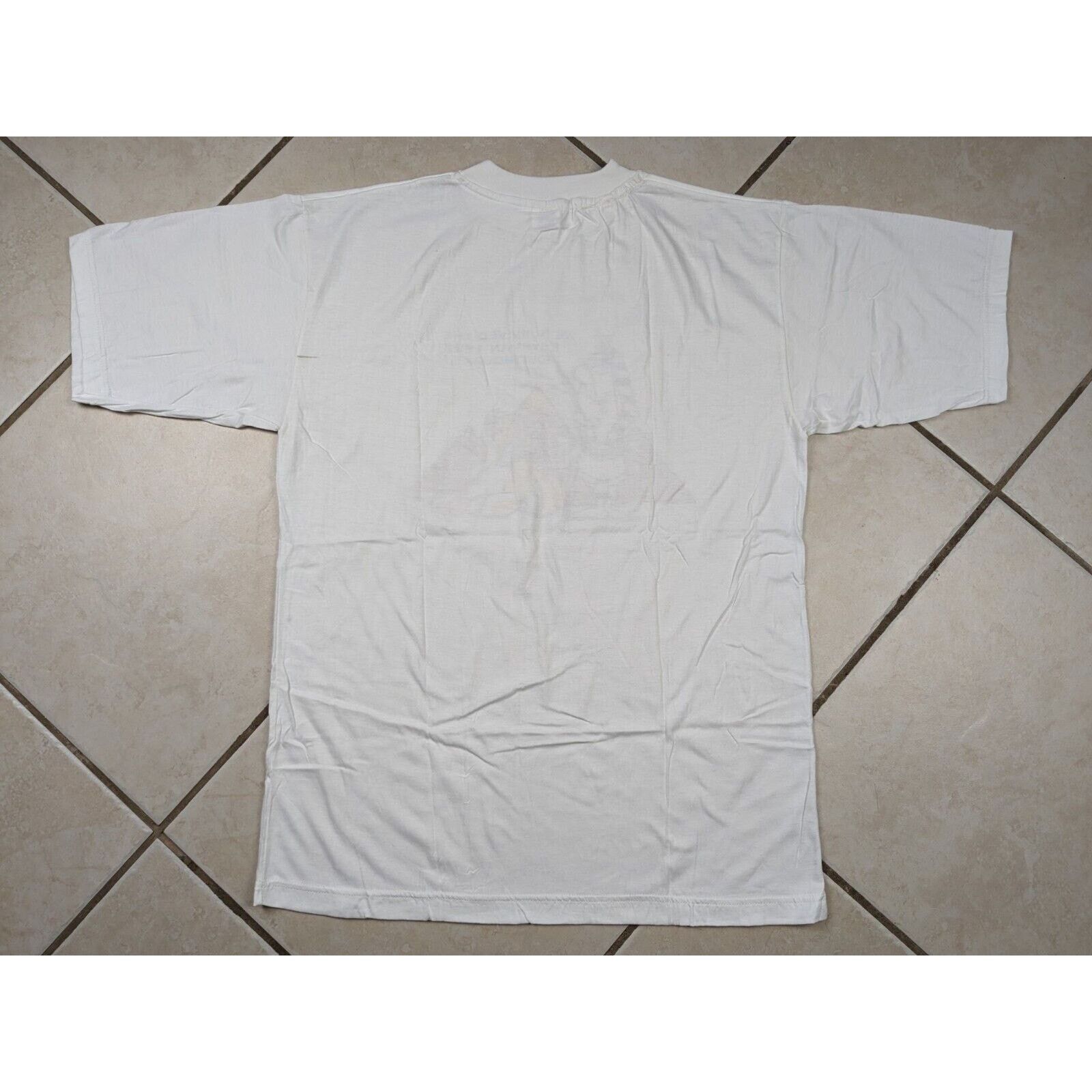 Majestic Vtg 'We Survived Egyptian 1992 Earthquake' 90s T-Shirt Cairo Size US XL / EU 56 / 4 - 8 Thumbnail
