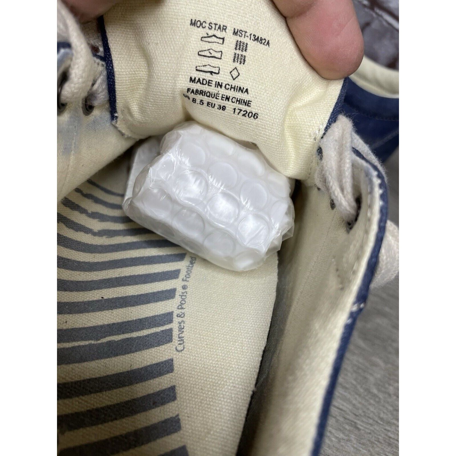Other Taos Star Blue Denim Casual Comfort Lace Up Sneakers Shoes W Size US 8.5 / IT 38.5 - 8 Thumbnail