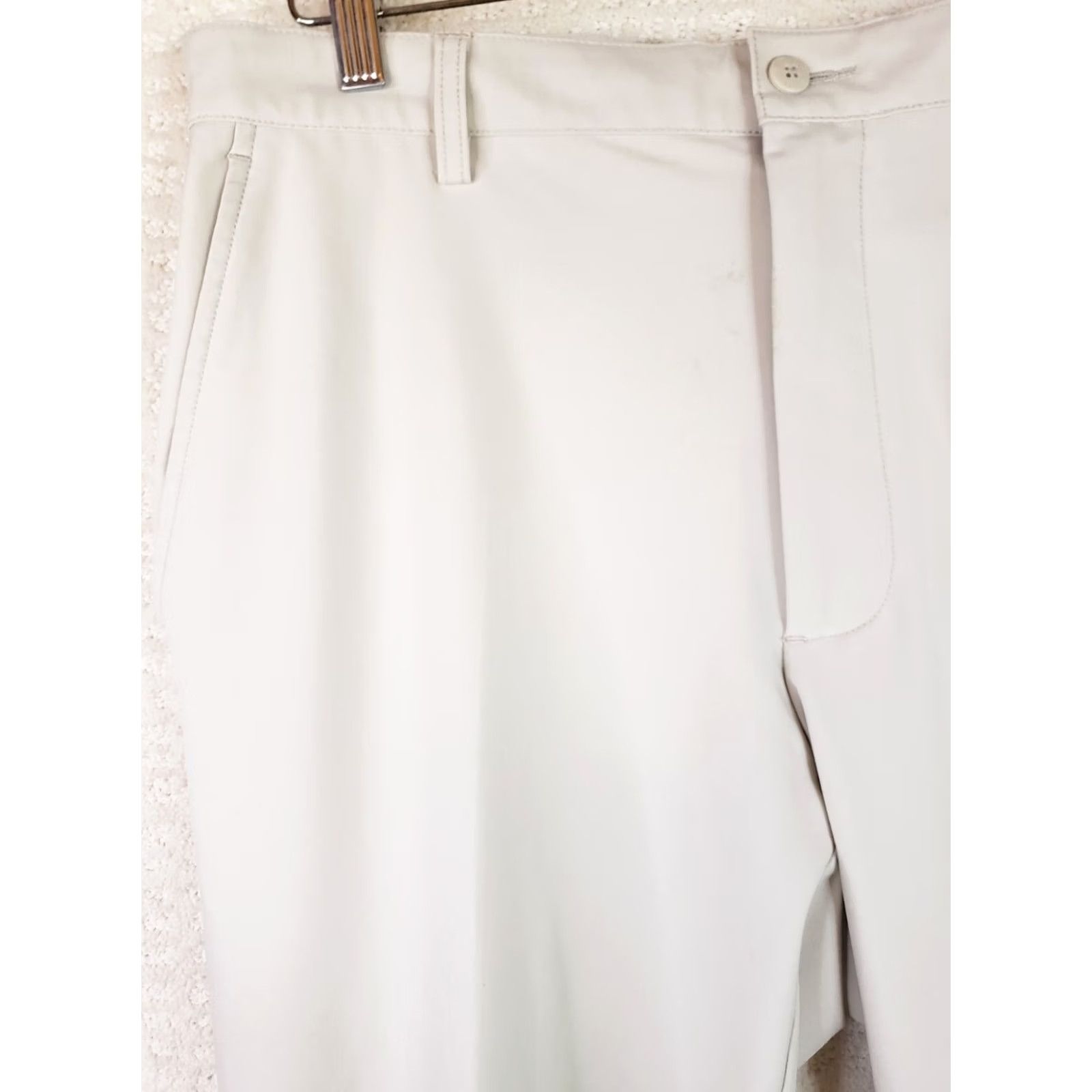 Footjoy FootJoy Pants Mens 38 Beige Men 38x30 Light Performance Stretch Chinos Logo Size US 38 / EU 54 - 3 Thumbnail