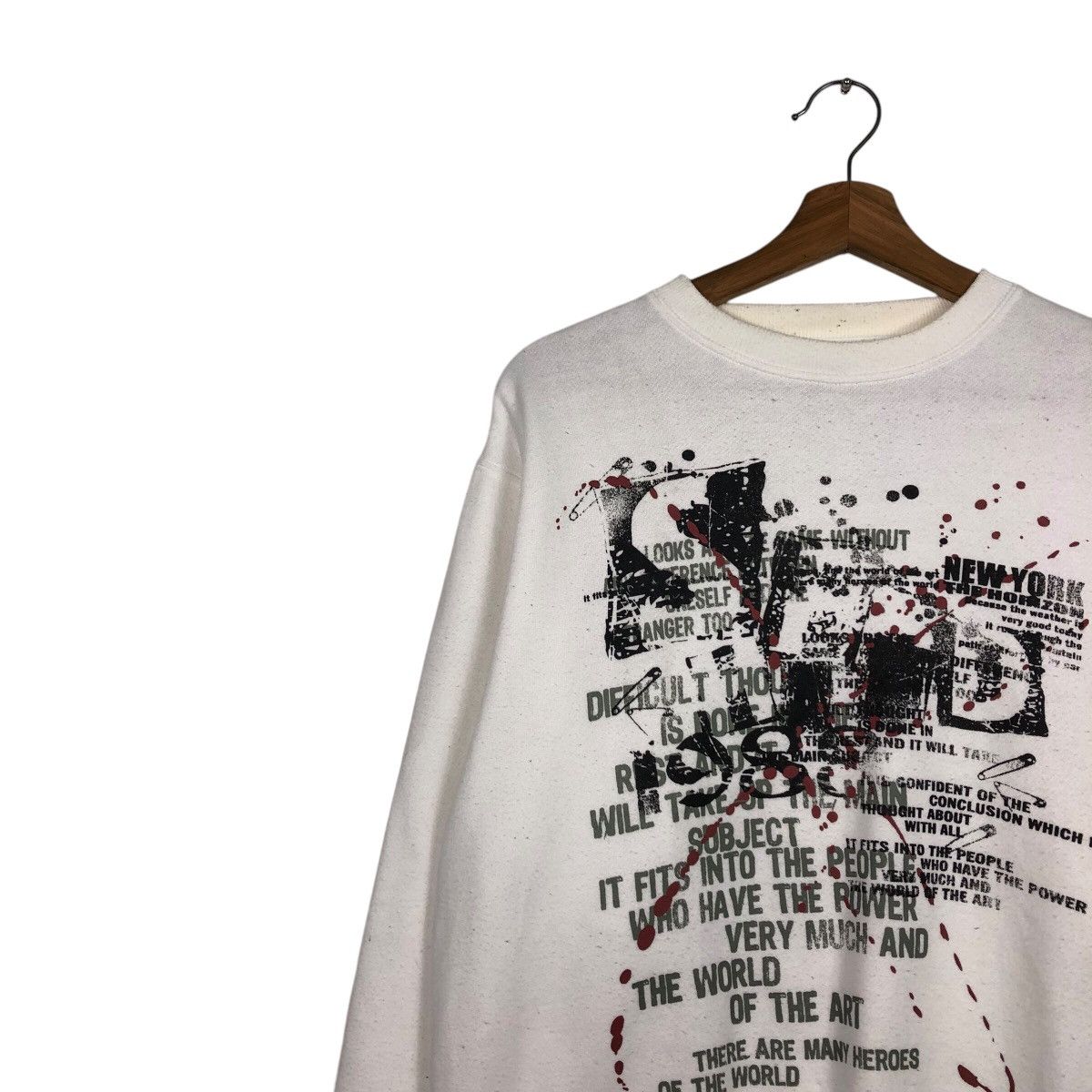 Japanese Brand 📌Vintage Sweatshirt Streetwear Breaks Big Logo Size US M / EU 48-50 / 2 - 8 Thumbnail