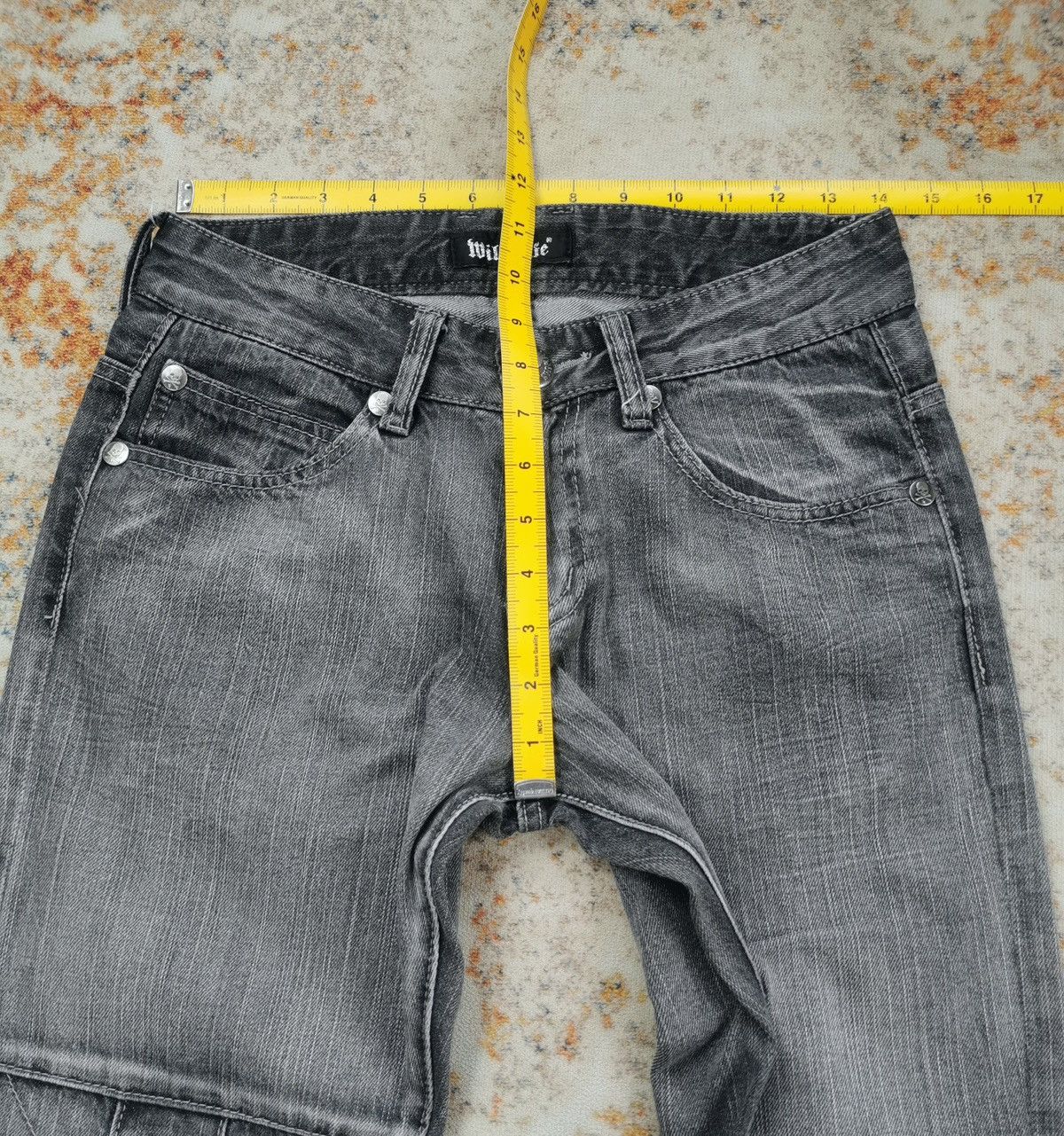 Hysteric Glamour × Vintage Wild Life Britain Printed Pocket Jeans (LG99) Size US 28 / EU 44 - 10 Thumbnail