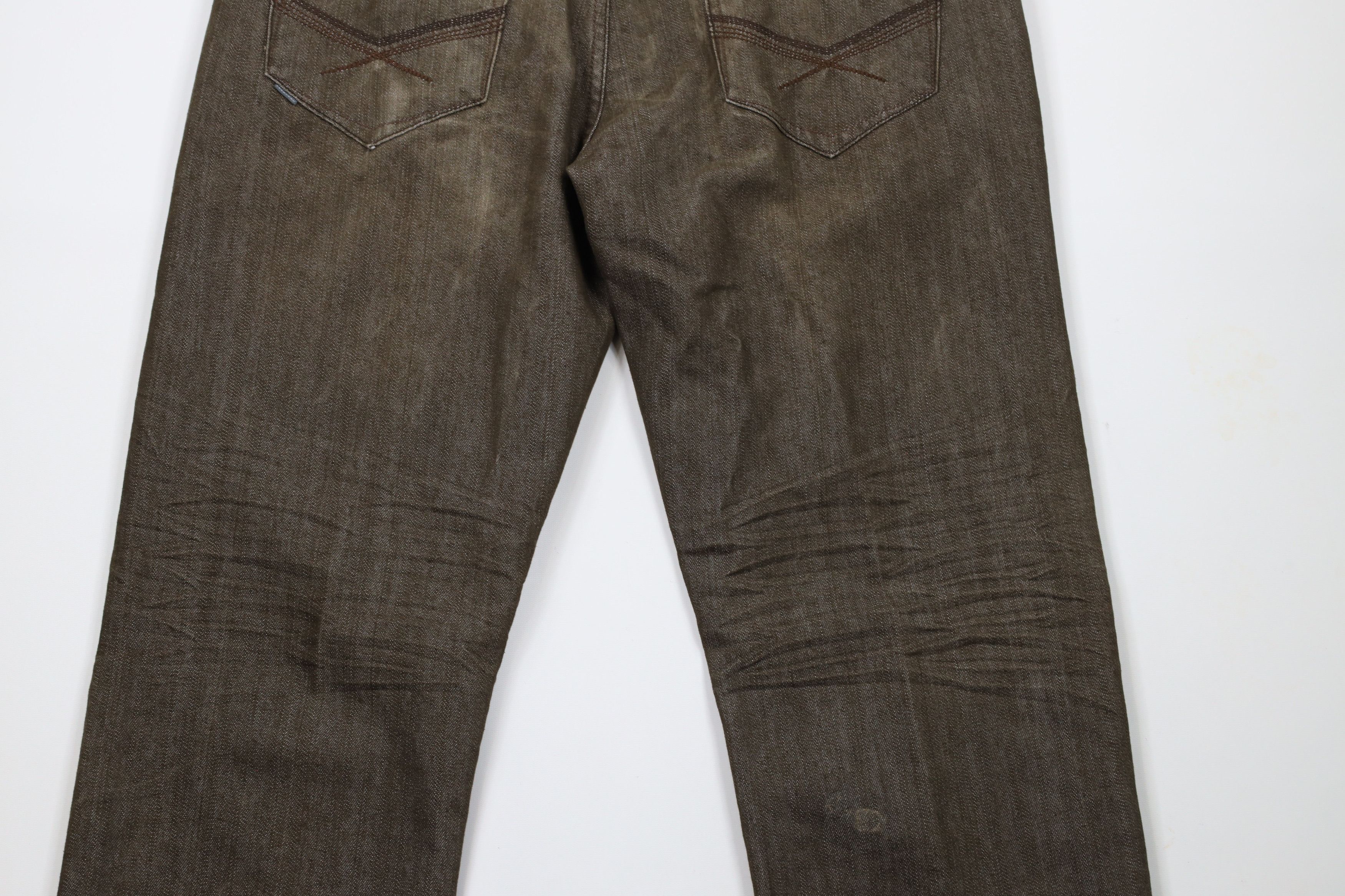 Vintage Vintage Y2K Streetwear Sean John Wide Leg Denim Jeans Brown Size US 36 / EU 52 - 11 Thumbnail