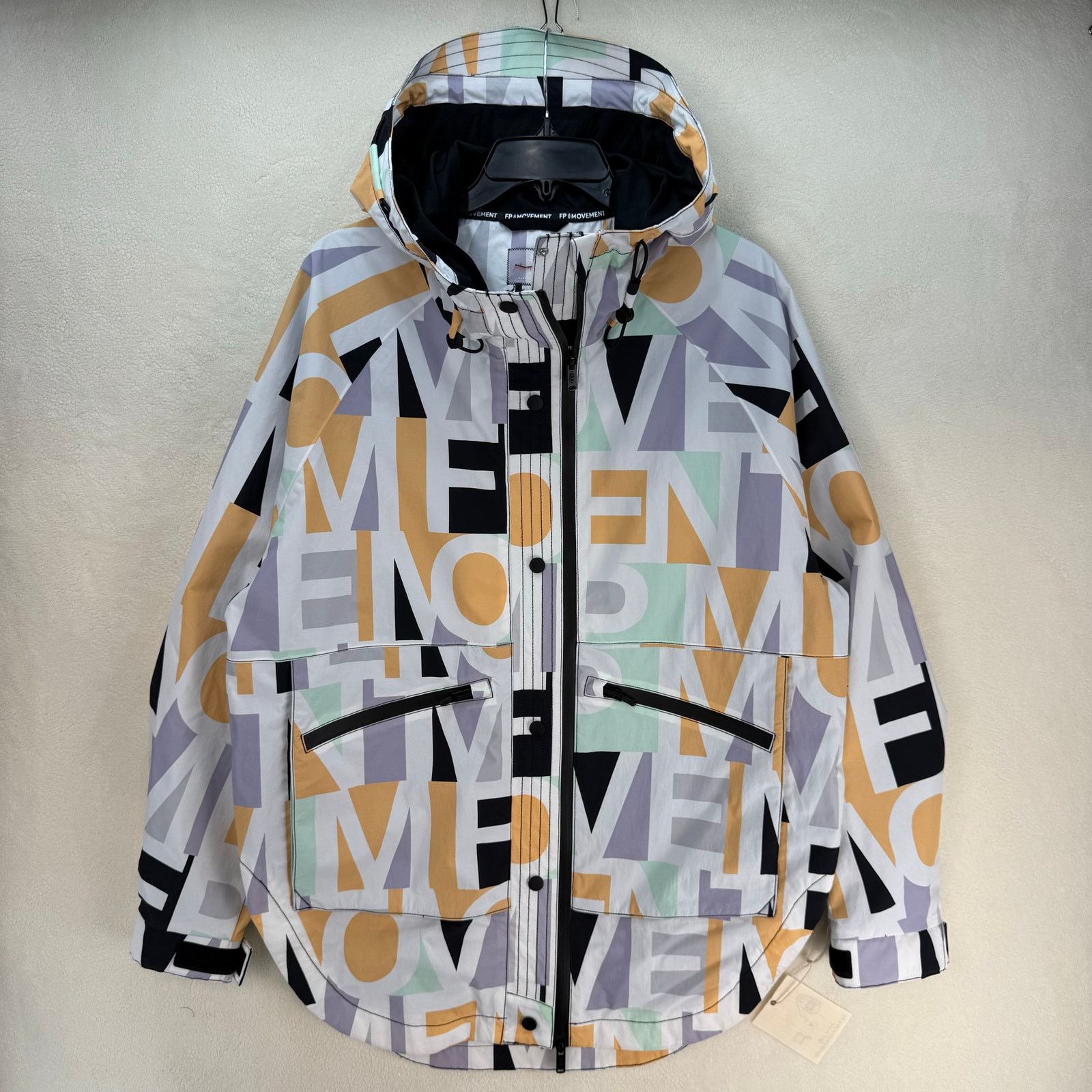 Free People FREE PEOPLE SIZE SMALL WINDBREAKER SINGING IN RAIN JACKET Size S / US 4 / IT 40 - 1 Thumbnail