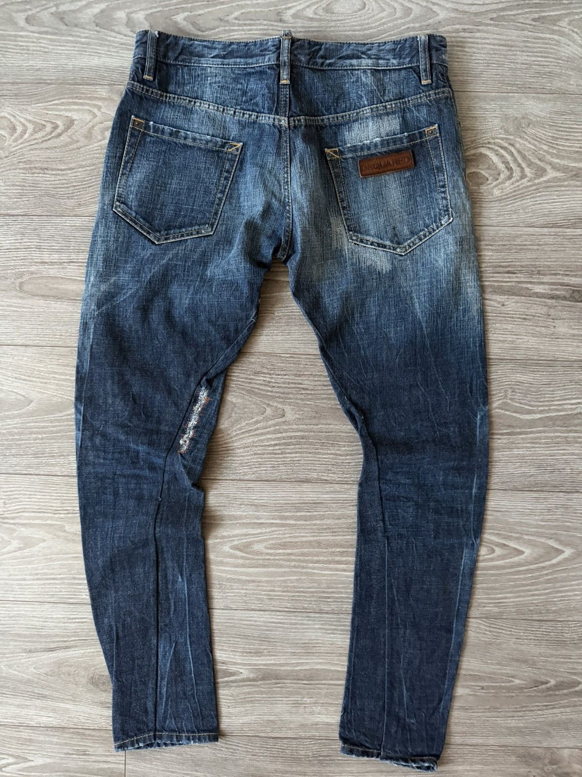 Dsquared2 Dsquared 2 Vintage Distressed Opium Rare Denim Jeans Size US 33 - 1 Thumbnail