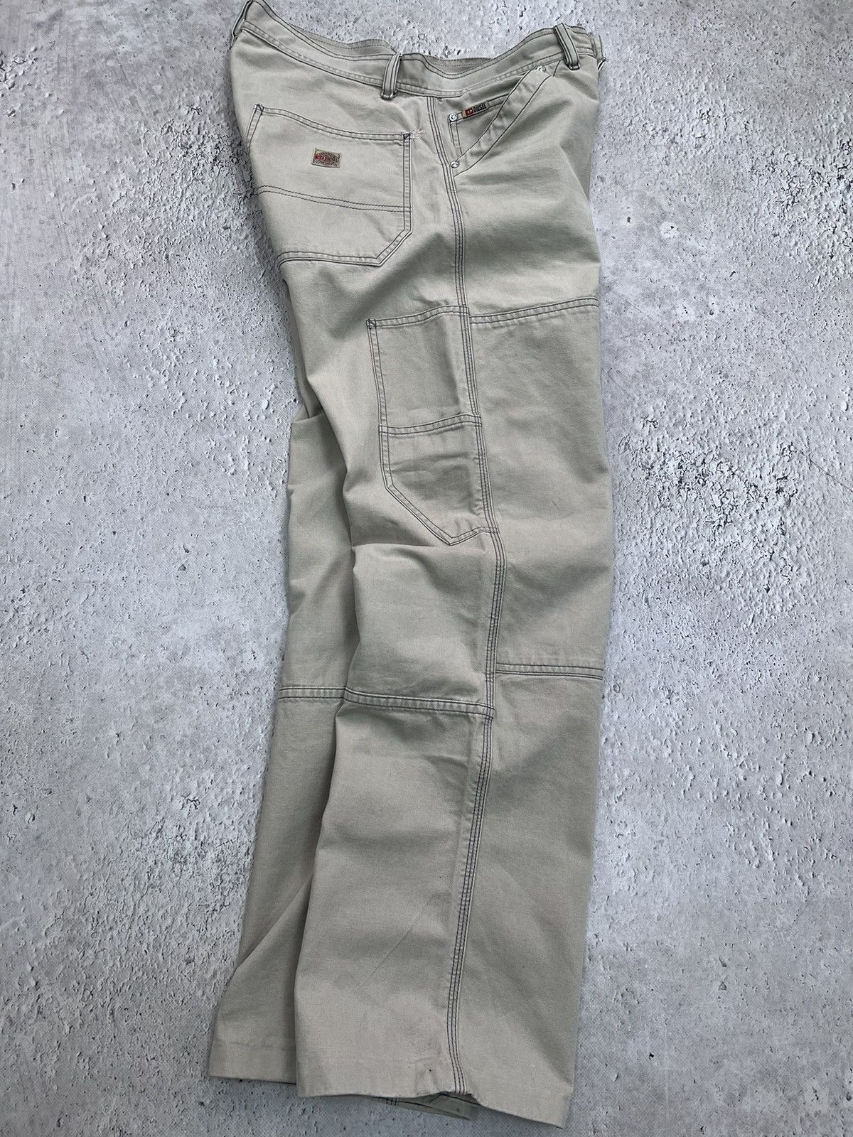 Diesel × If Six Was Nine × Japanese Brand Diesel WORK CARPENTER Distressed Baggy Y2K PANTS Size US 31 - 8 Thumbnail