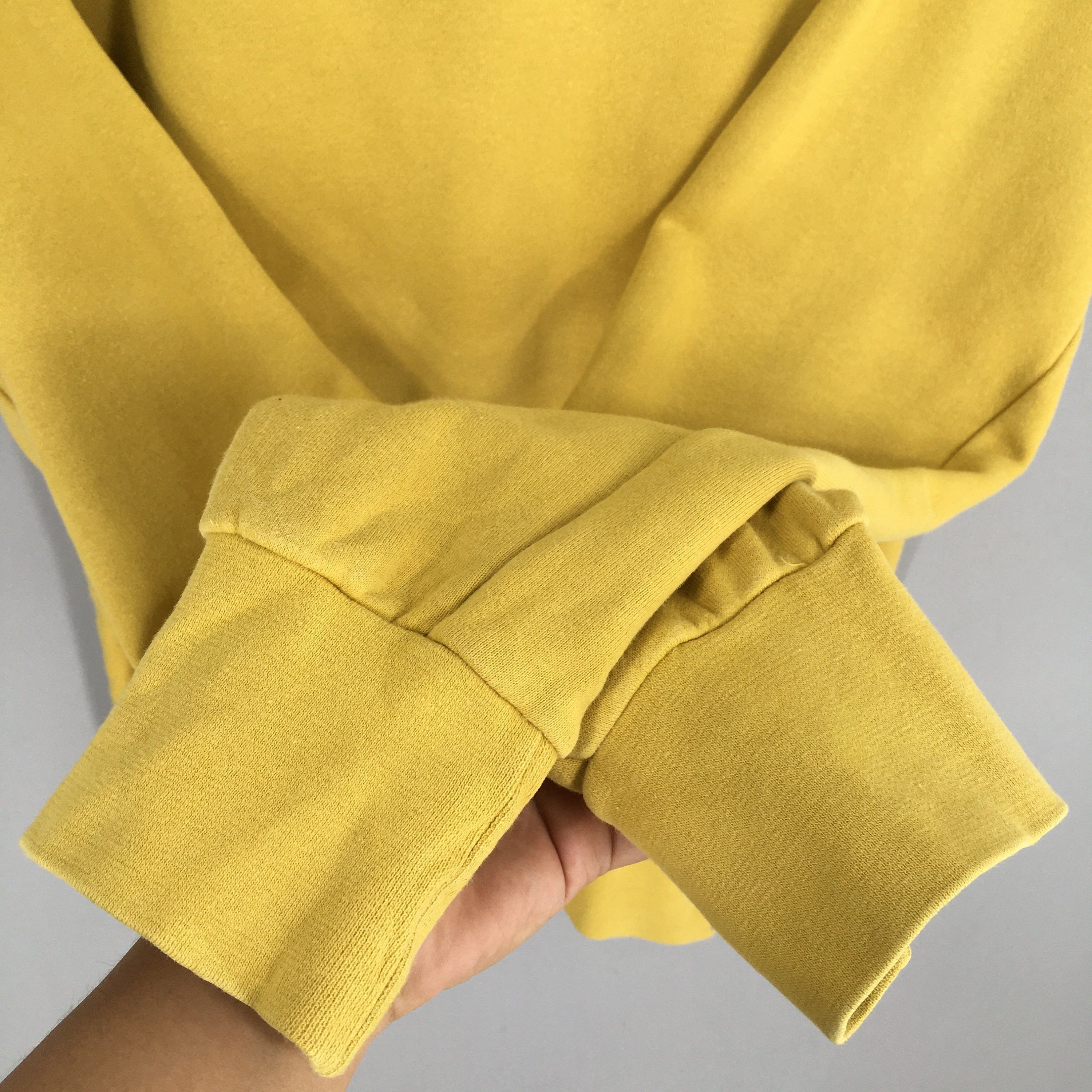 Comme Ca Ism × Designer Vintage Comme Ca Du Mode Yellow Sweatshirts Medium Size US M / EU 48-50 / 2 - 6 Thumbnail