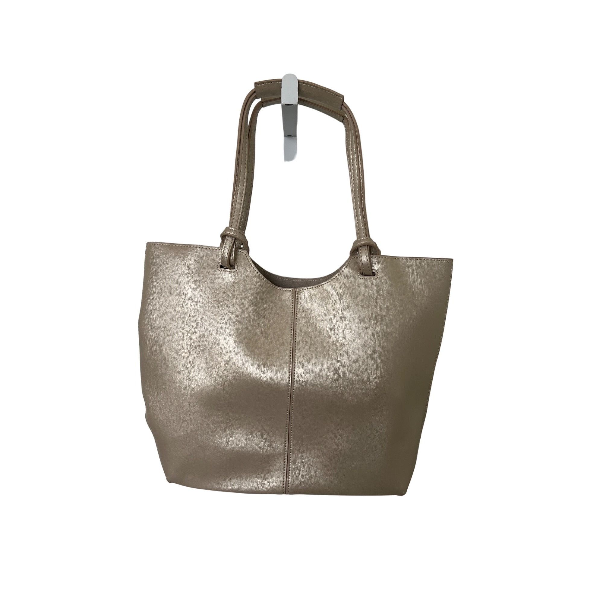 Neiman Marcus Neiman Marcus Metallic Vegan Leather Tote Bag Size ONE SIZE - 1 Thumbnail