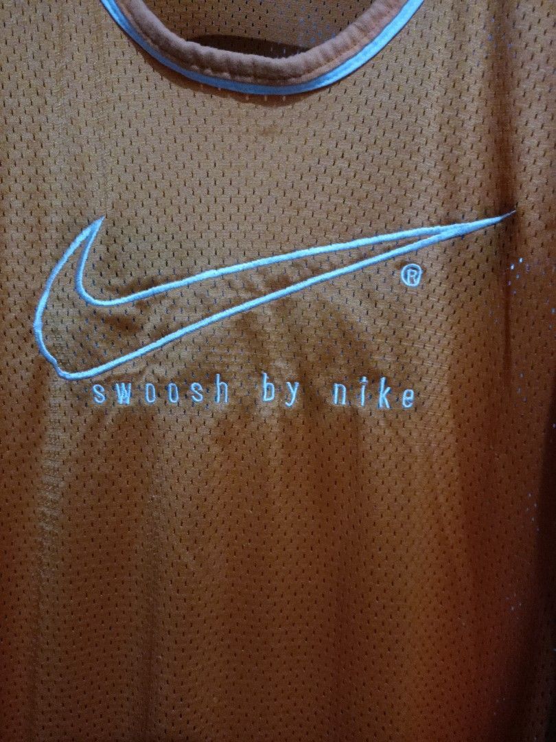 Nike × Vintage Vintage nike swoosh tank top x hip hop wear Size US L / EU 52-54 / 3 - 3 Thumbnail