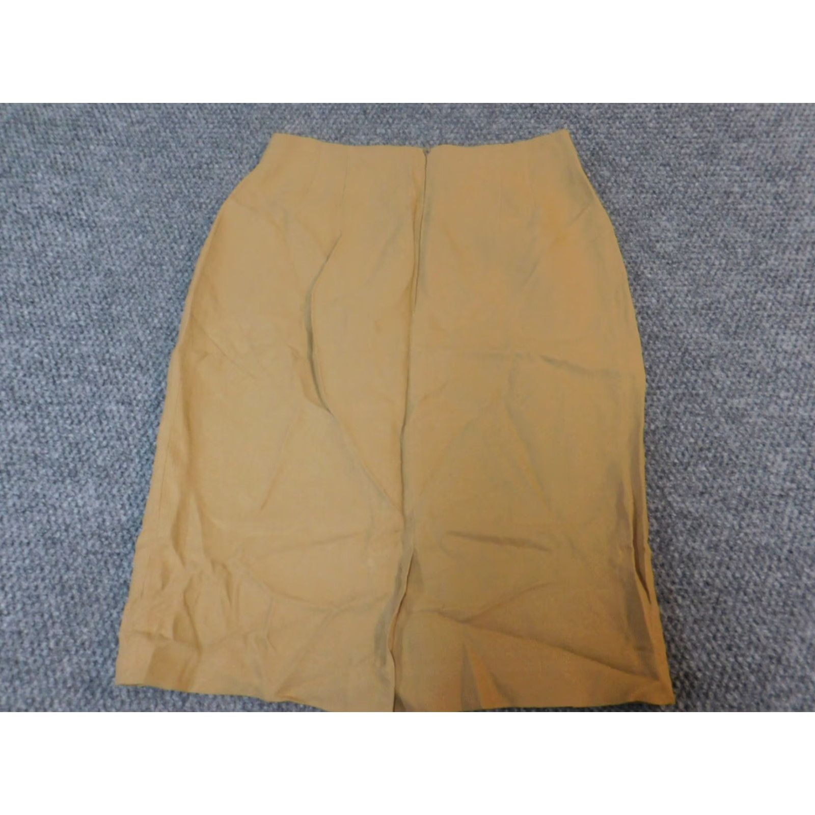 Jones New York Jones New York Womens Skirt 4 Beige A-Line Zip Skirt Knee Length Knit Cotton Wool Polyester Zipper Pockets Stretch Regular Womens Size 27" / US 4 / IT 40 - 7 Thumbnail