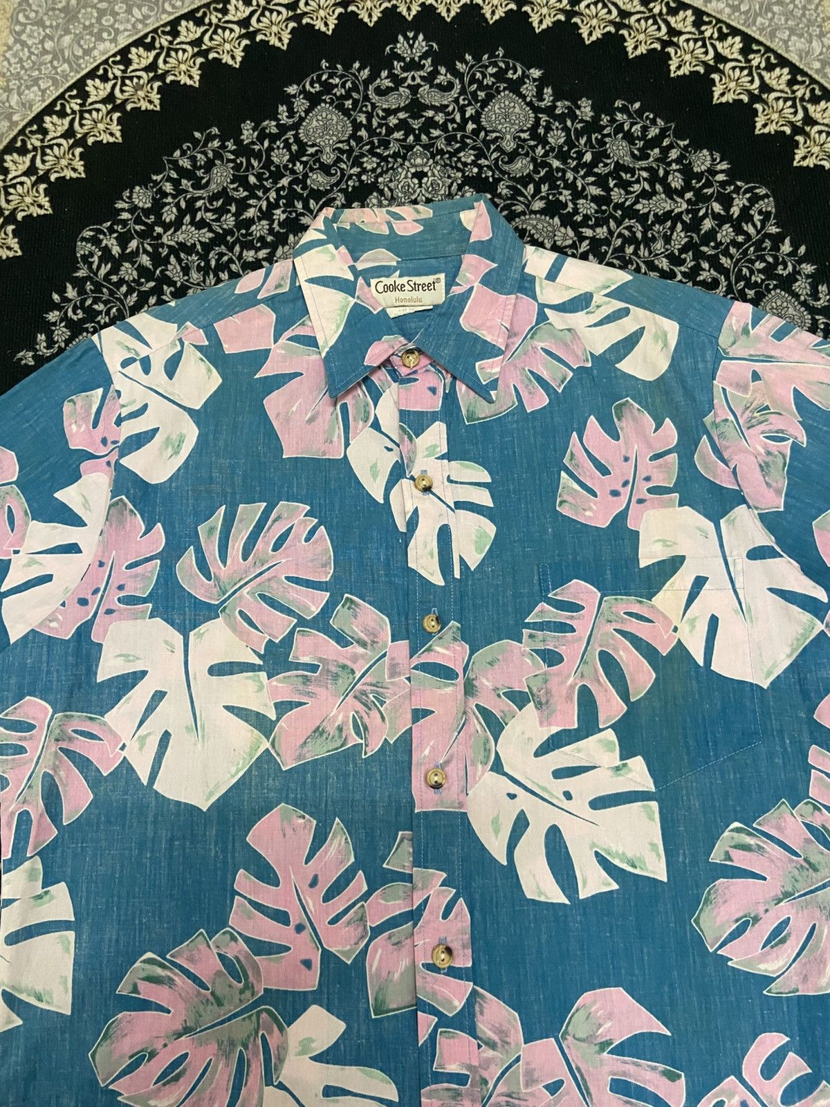 Other Vintage Cooke Street Honolulu Aloha Shirt Size US L / EU 52-54 / 3 - 2 Thumbnail