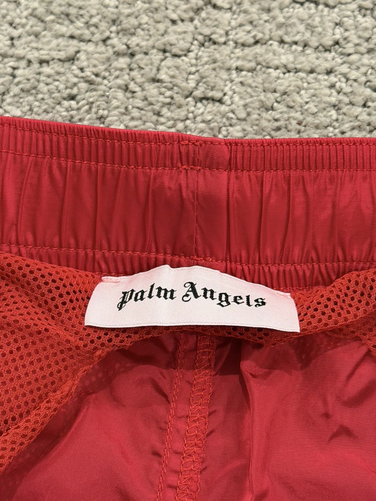 Palm Angels Red Nylon Swimsuit - Large Size US 36 / EU 52 - 3 Thumbnail