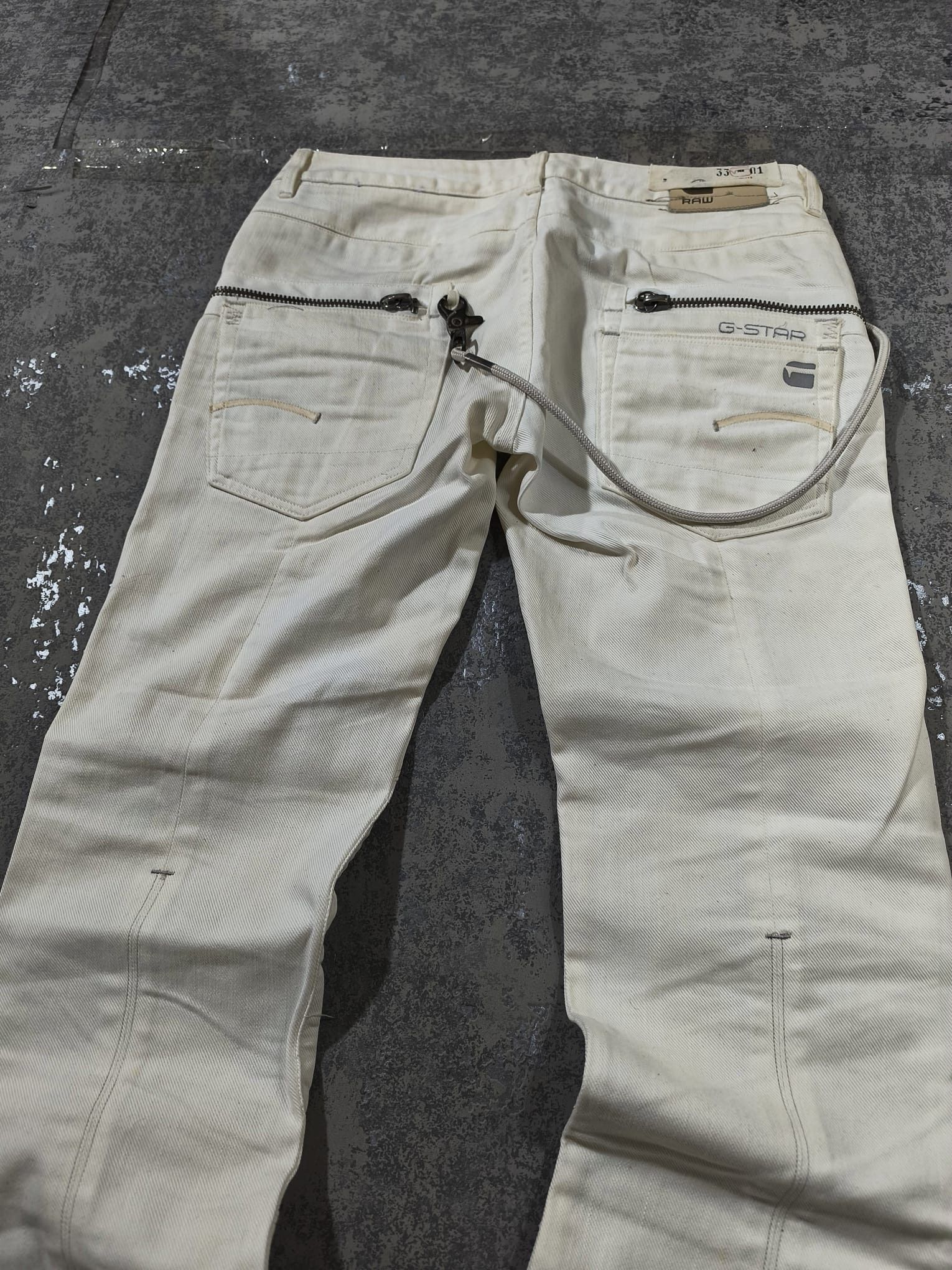 G-Star gstar avantgarde moto straight lowrise biker jeans Size 30" / US 8 / IT 44 - 6 Thumbnail