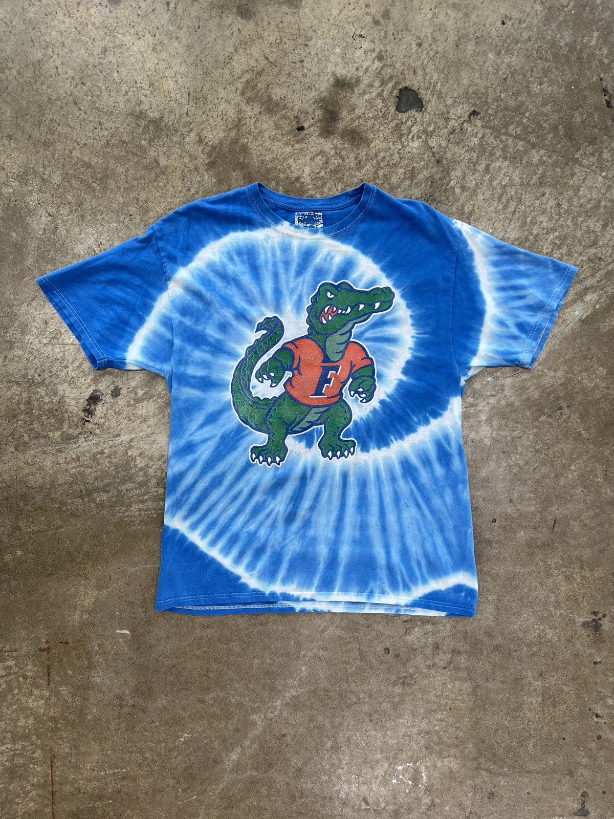 NCAA Vintage Florida Gators Mascot Tie Dye Tee Large Size US L / EU 52-54 / 3 - 2 Thumbnail