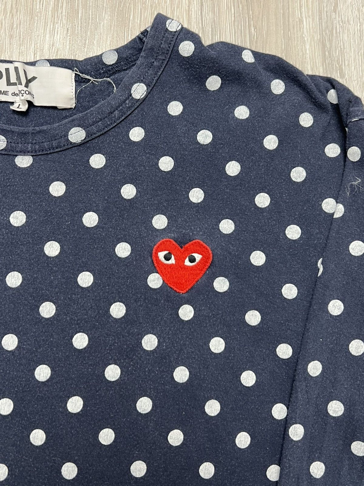 Comme des Garcons PLAY Comme des Garcons Play longsleeve Size L / US 10 / IT 46 - 2 Thumbnail
