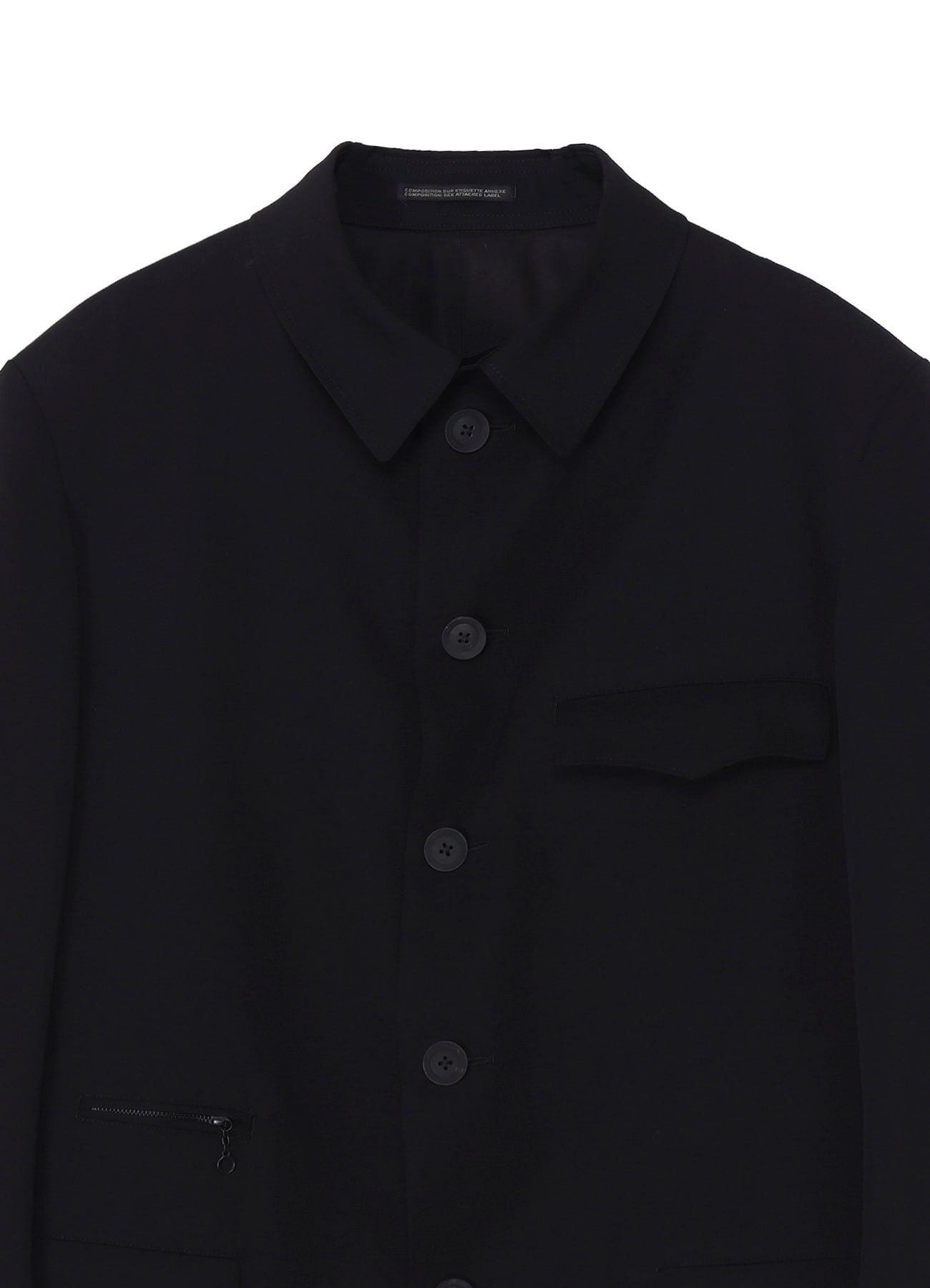 Yohji Yamamoto Yohji Yamamoto Pour Homme HOOK COLLAR 5 SINGLE JACKET BLAZER Size US M / EU 48-50 / 2 - 21 Thumbnail