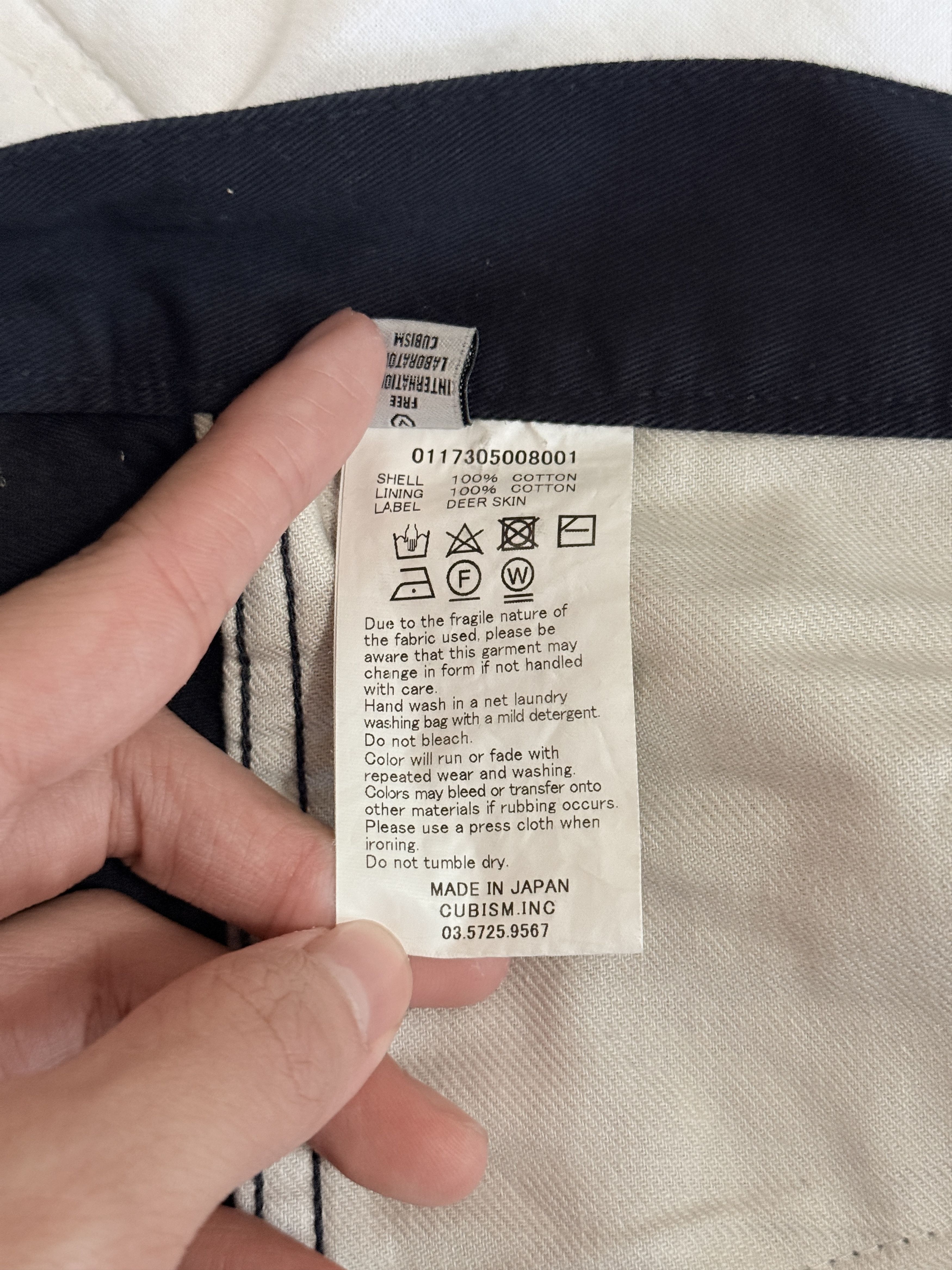 Visvim Fluxus Chino Trousers Navy Blue Size US 30 / EU 46 - 7 Thumbnail