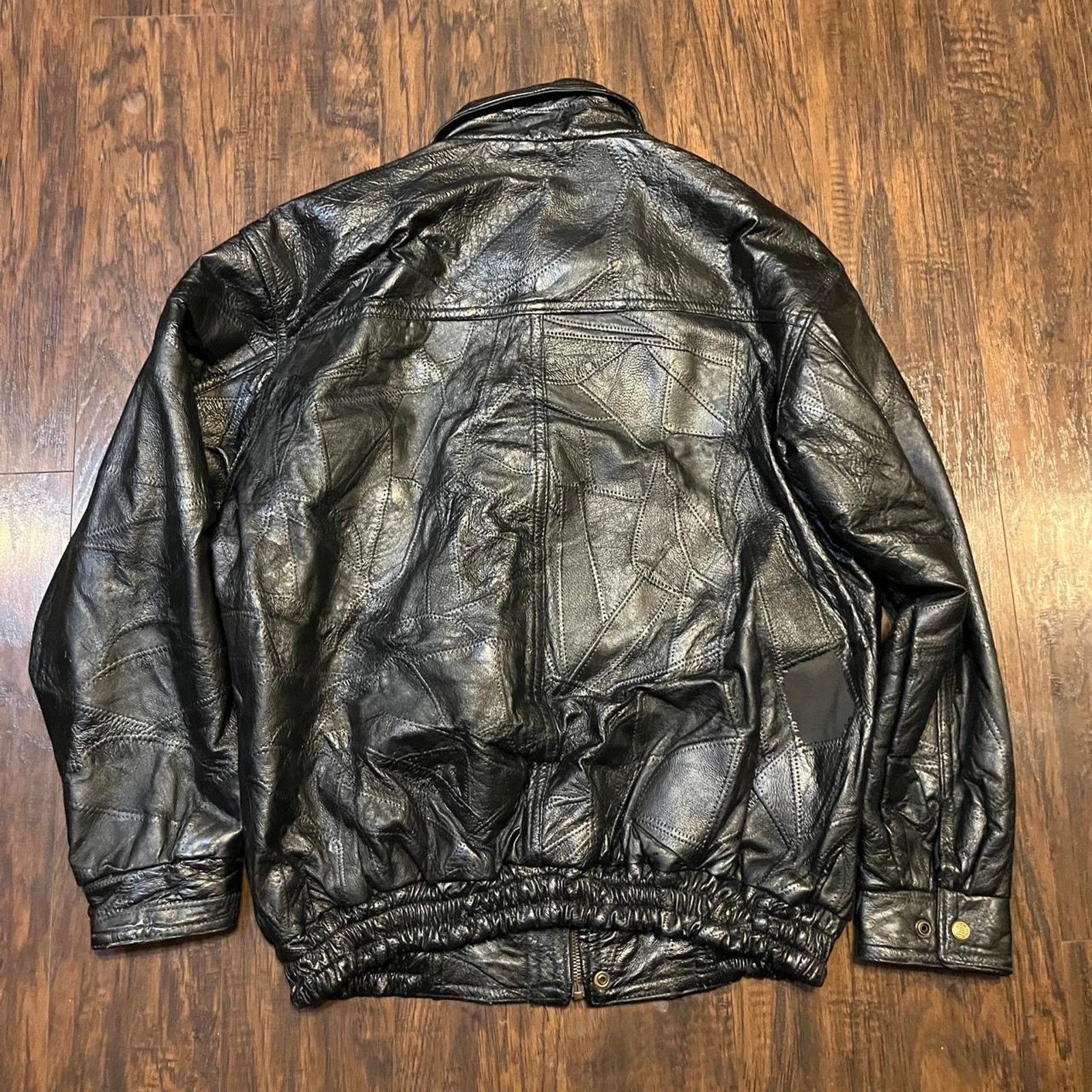 Wilsons Leather Vintage Leather WW2 Veteran Bomber Jacket Size US L / EU 52-54 / 3 - 5 Thumbnail