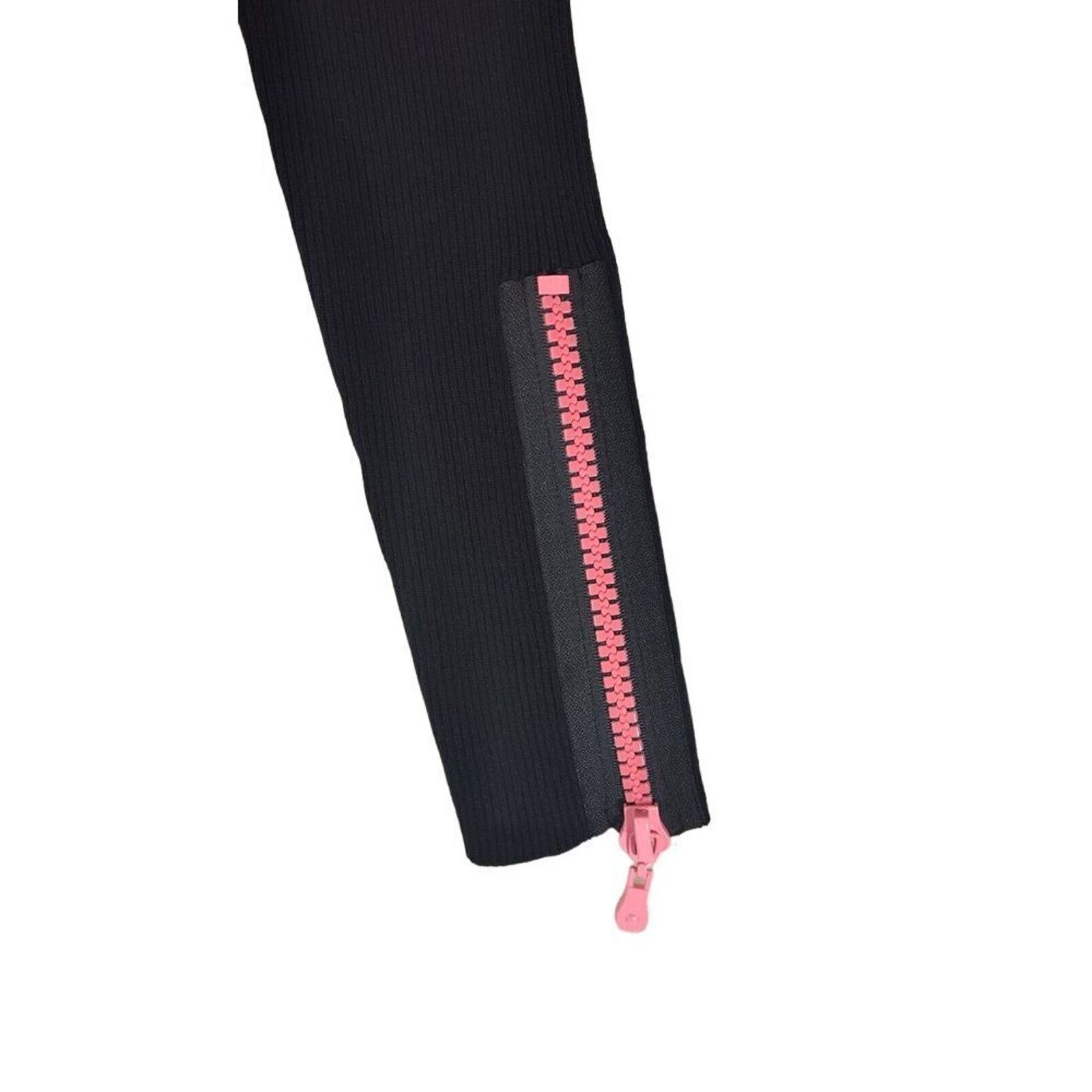 Zara Zara Knit Collection Hoodie Sweater Black Large Pink Zip Size L / US 10 / IT 46 - 6 Thumbnail
