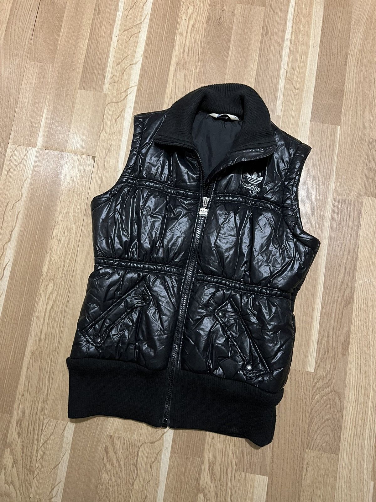 Adidas × Vintage Vintage adidas le grand bleu style avant garde vest punk Size M / US 6-8 / IT 42-44 - 2 Thumbnail