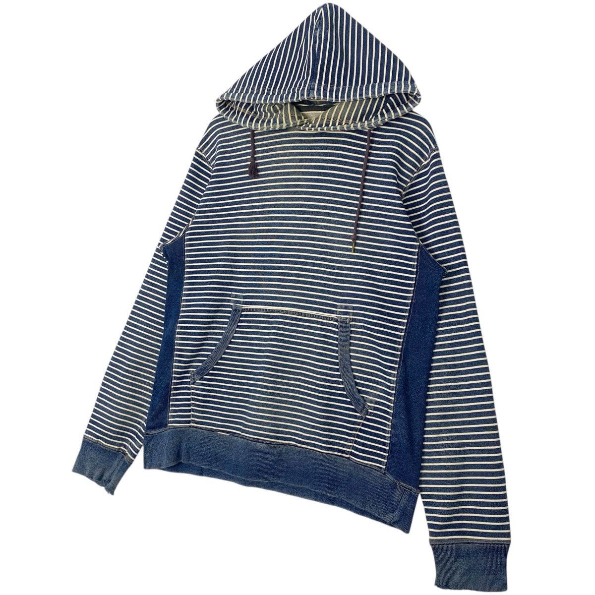Vintage Vintage Anti Ballistic Hoodie Sweater Blue/White Size L Size US L / EU 52-54 / 3 - 2 Thumbnail