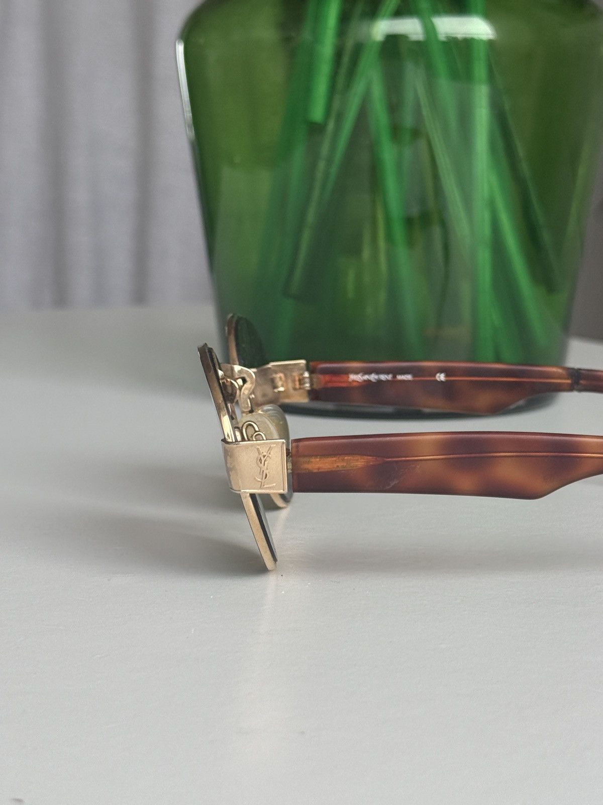 Yves Saint Laurent Vintage 90s Yves saint Laurent YSL oval sunglasses designer Size ONE SIZE - 5 Thumbnail