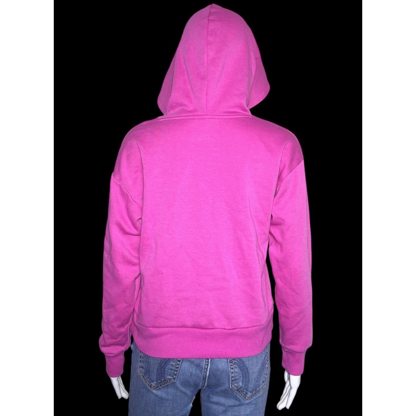 Epic Threads Epic Threads Pink Cotton Hoodie Pullover Sweater Thumbholes Size L / US 10 / IT 46 - 2 Thumbnail