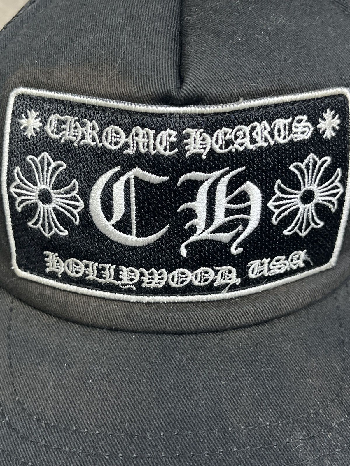 Chrome Hearts Chrome Hearts CH Hollywood trucker Hat Size ONE SIZE - 6 Thumbnail