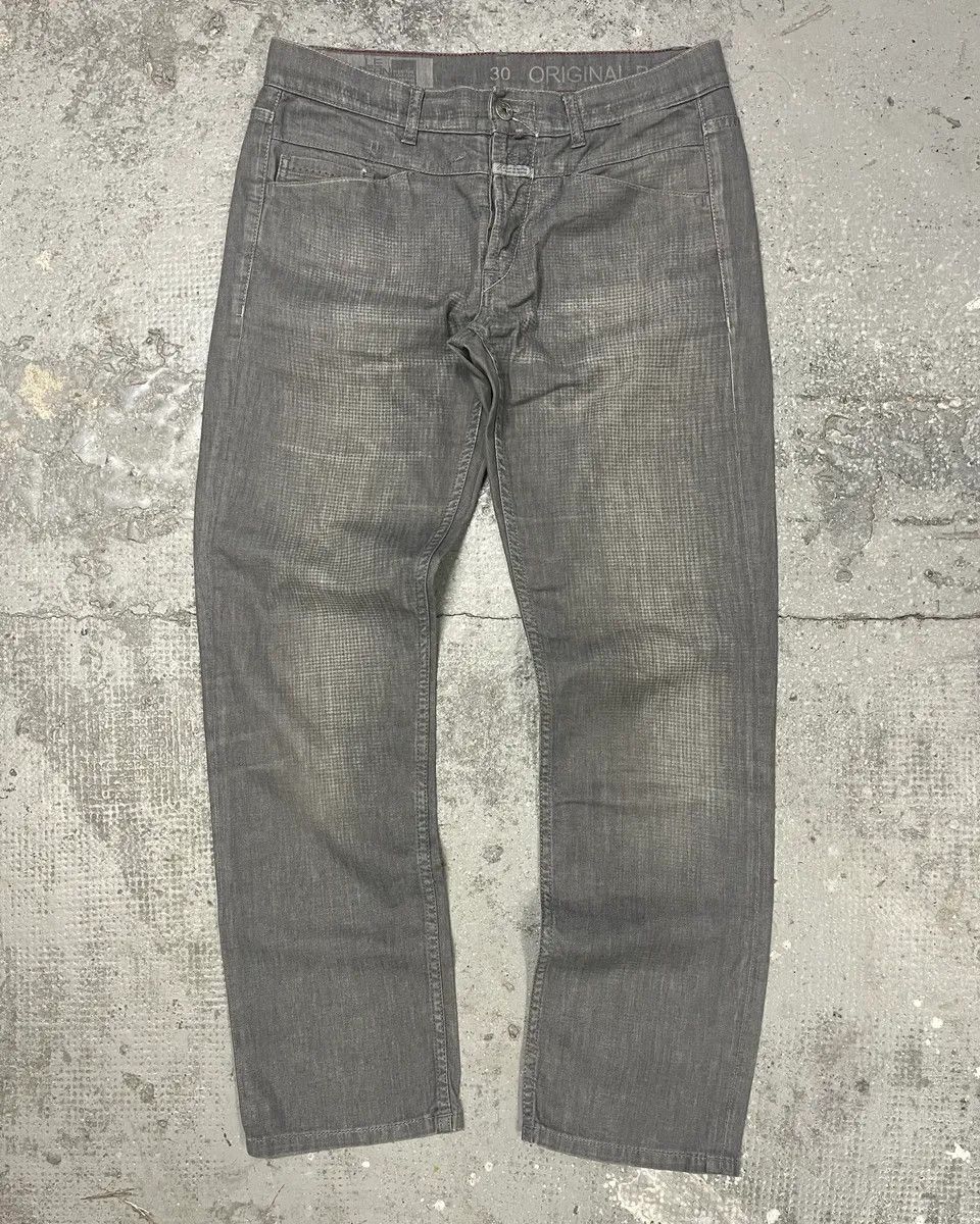 Marithe + Francois Girbaud × Vintage 2000s Marithé + François Girbaud Grey Cozy Faded Pants Size US 31 - 3 Thumbnail