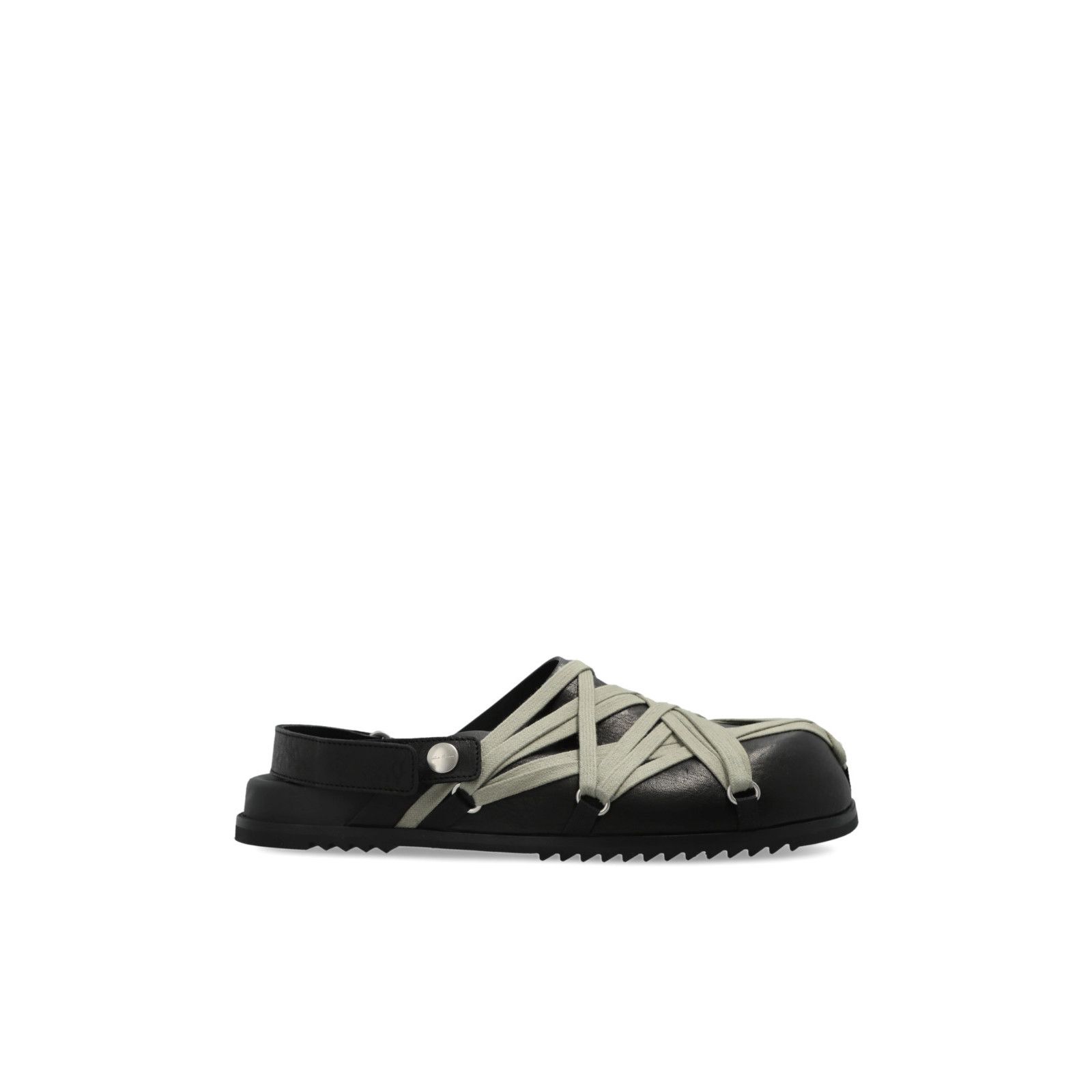 RICK OWENS Granola Black Slides New & Authentic (Women's siz
