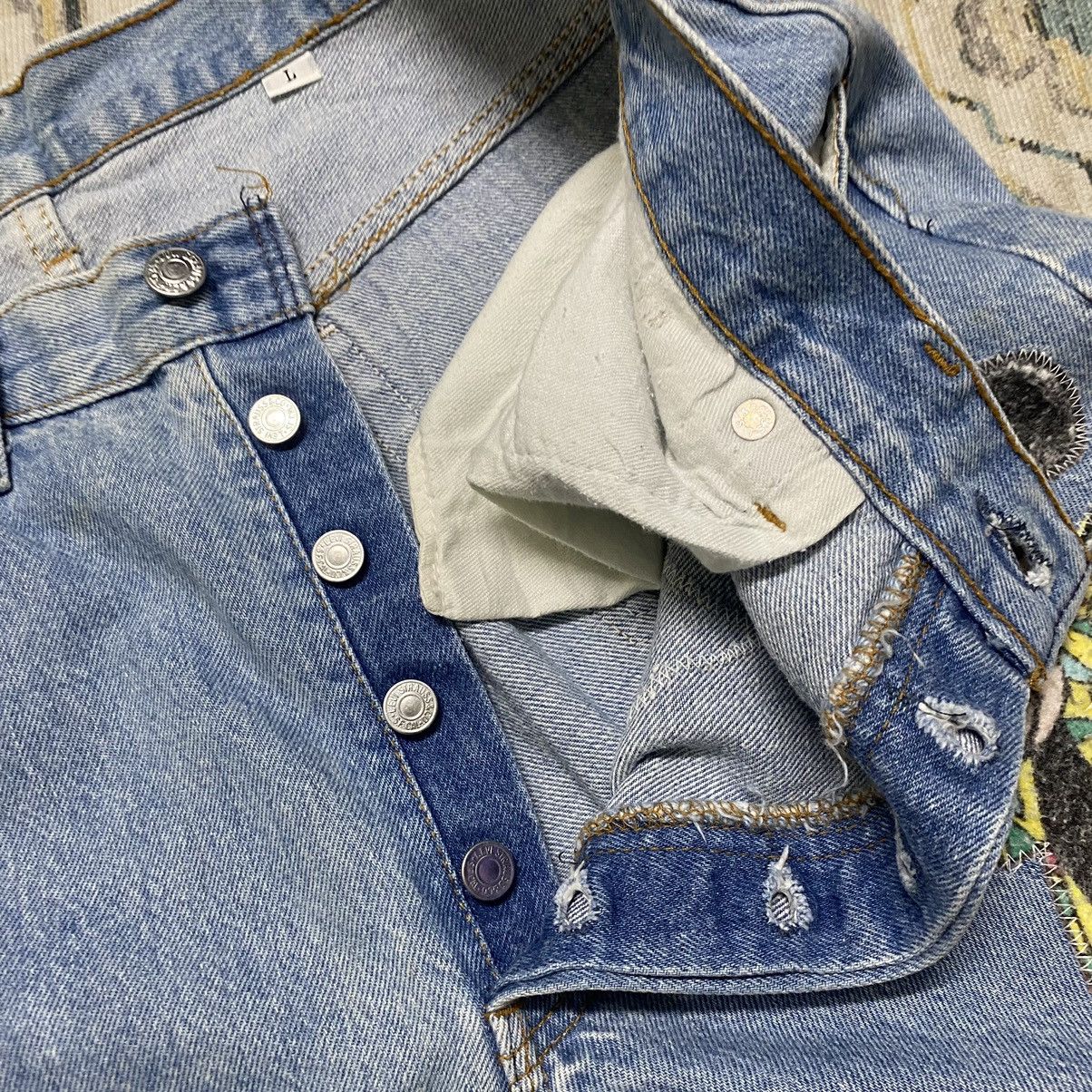 Levi's Vintage 90s Mickey X Levis 501 Lightwash Jeans Size US 33 - 18 Thumbnail