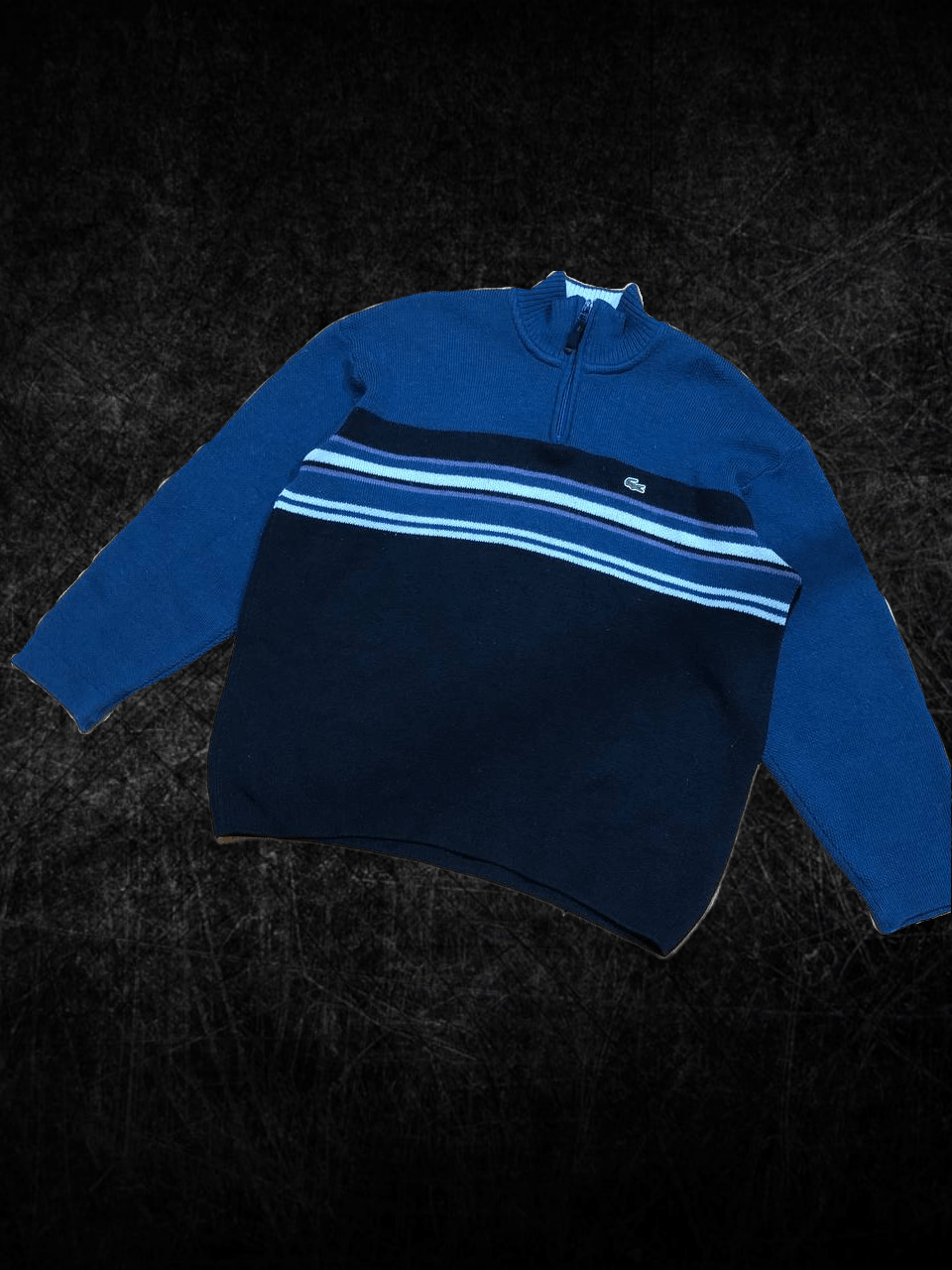 Lacoste Streetwear Print Sweatshirt Y2K Logo Lacoste Size US M / EU 48-50 / 2 - 1 Thumbnail