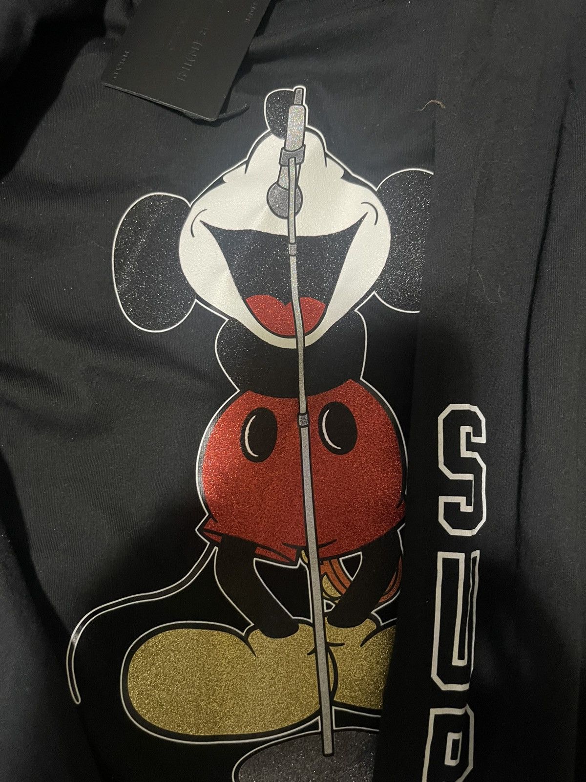 Number (N)ine × Supreme Number (N)ine Mickey Mouse Raglan Long-sleeve Top Size US M / EU 48-50 / 2 - 5 Thumbnail