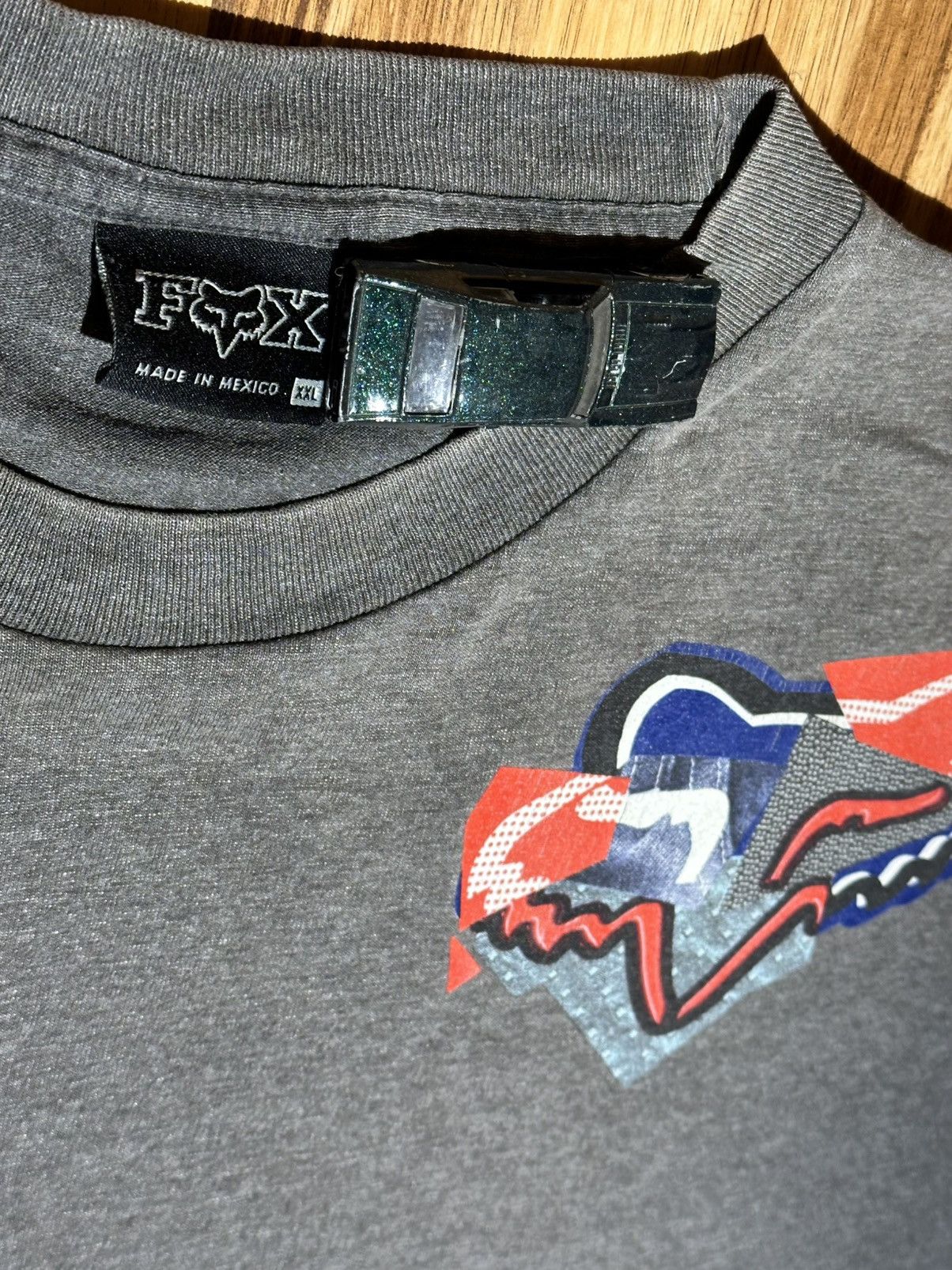Fox Racing Fox Racing Gray Tshirt Breakout Fox Design Size US XXL / EU 58 / 5 - 4 Thumbnail