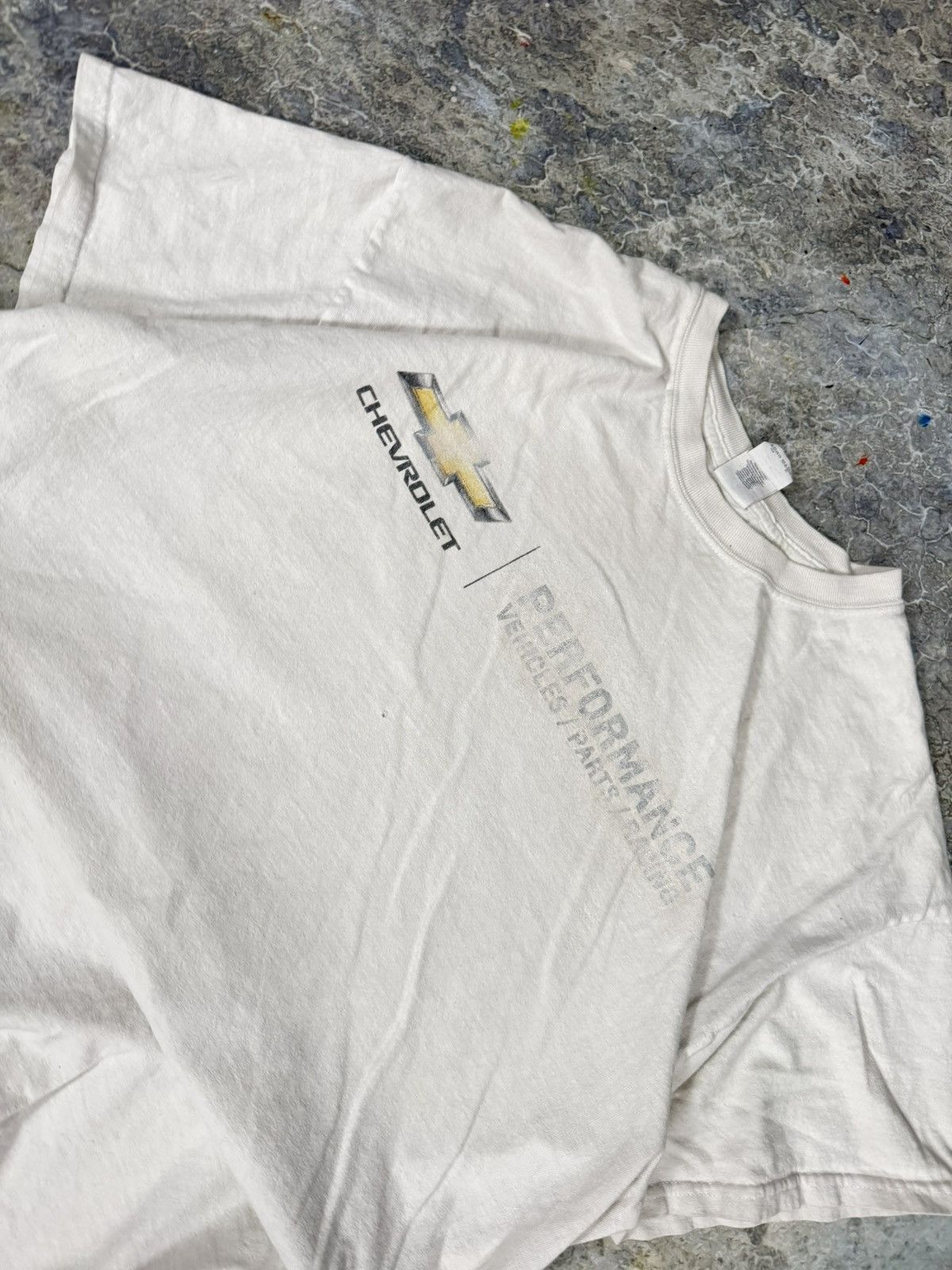Chevrolet × Vintage Vintage Distressed Chevy Tee Size US XL / EU 56 / 4 - 3 Thumbnail