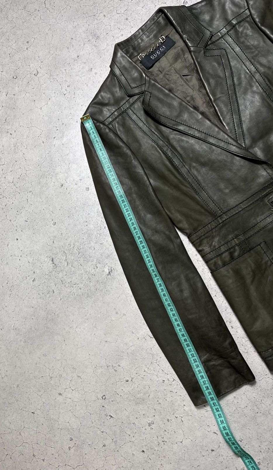 Gucci Gucci Leather Jacket Coat Women’s Luxury Very Rare Vintage Size S / US 4 / IT 40 - 14 Thumbnail