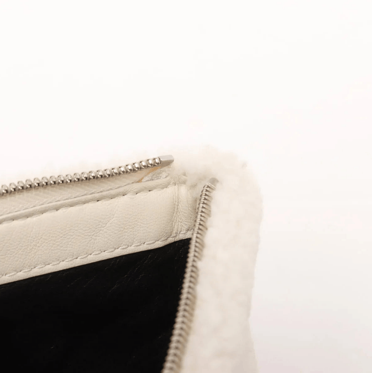 Balenciaga Shearling Clutch Bag Size ONE SIZE - 9 Thumbnail