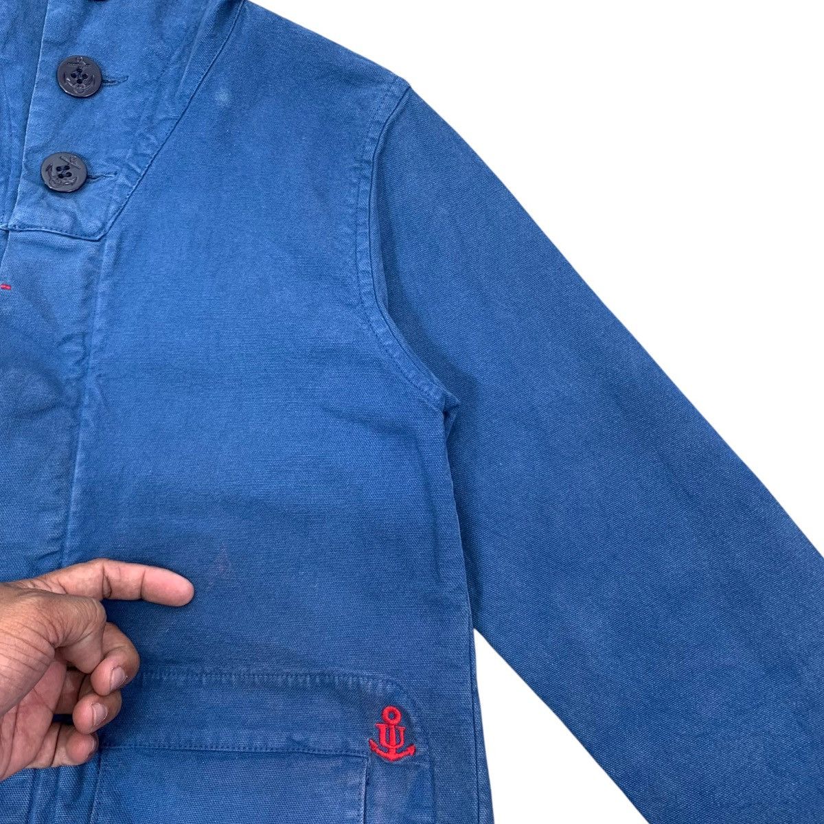45rpm VINTAGE OCEAN UNION WORKERS UNIFORM FROM GENERAL STORE Size US XS / EU 42 / 0 - 5 Thumbnail
