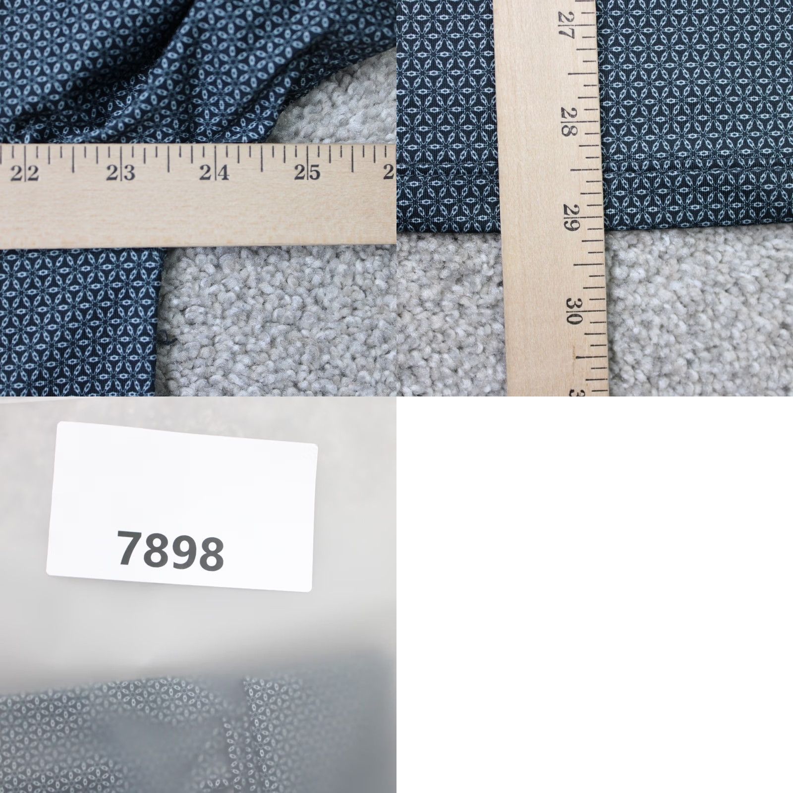 Vintage Hickey Freeman Polo Shirt Mens Large Gray Geometric Short Sleeve Polyester Spandex Lightweight Breathable Sports Golf Casual Size US L / EU 52-54 / 3 - 8 Thumbnail