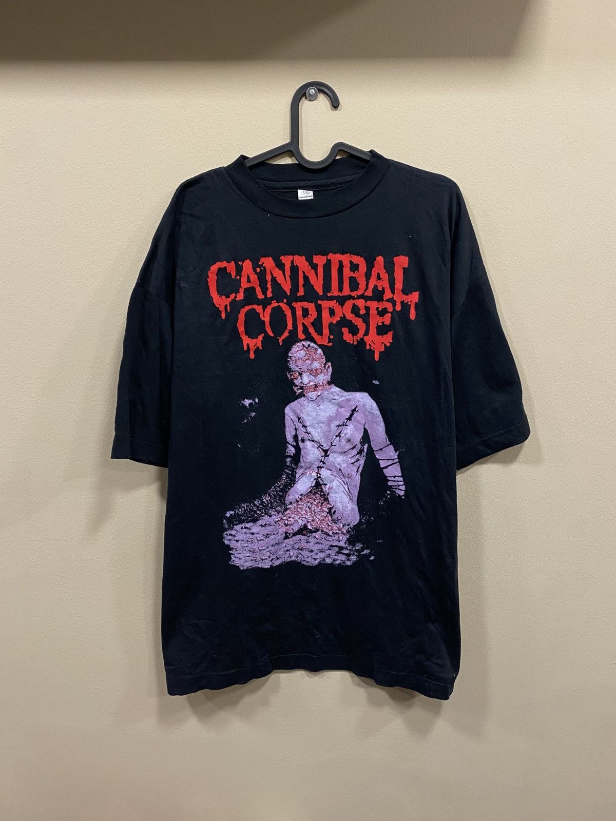 Band Tees Vintage 90s Cannibal Corpse Rock T-Shirt Size US XXL / EU 58 / 5 - 1 Thumbnail