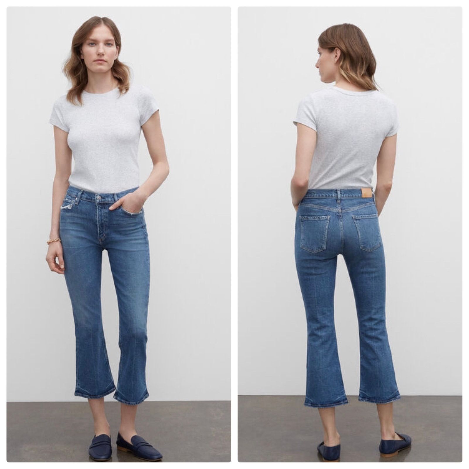 Citizens of Humanity Demy Cropped Flare Jeans 26 jean denim 2024