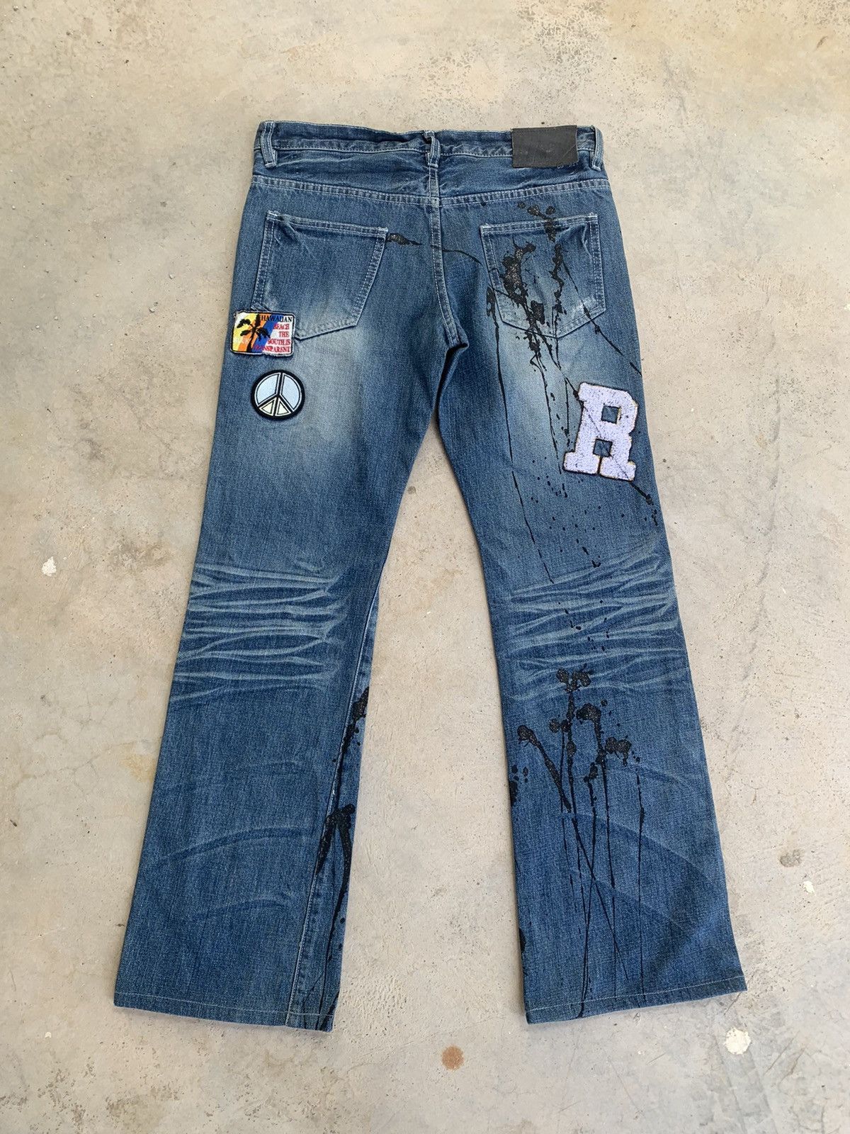 Japanese Brand Cavaria Patches Jeans Pants Size US 32 / EU 48 - 3 Thumbnail
