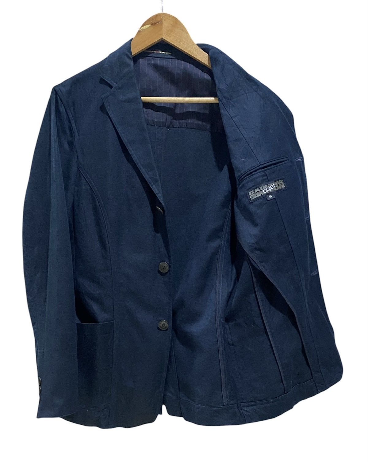 Jean Paul Gaultier Gaultier Homme Objet Suit Design Cotton Fashion Jacket Size US M / EU 48-50 / 2 - 3 Thumbnail