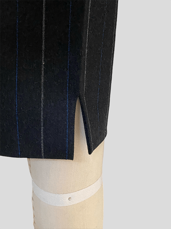 Piazza Sempione Chalk stripe wool tapered pant Size 30" / US 8 / IT 44 - 5 Thumbnail